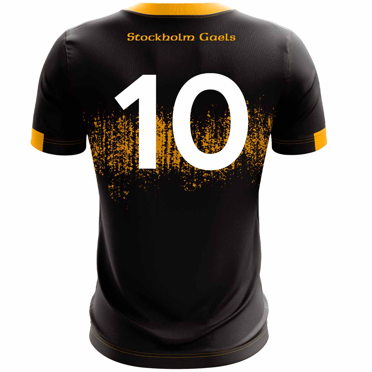 Mc Keever Stockholm Gaels LGFA Numbered Playing Jersey - Youth - Black