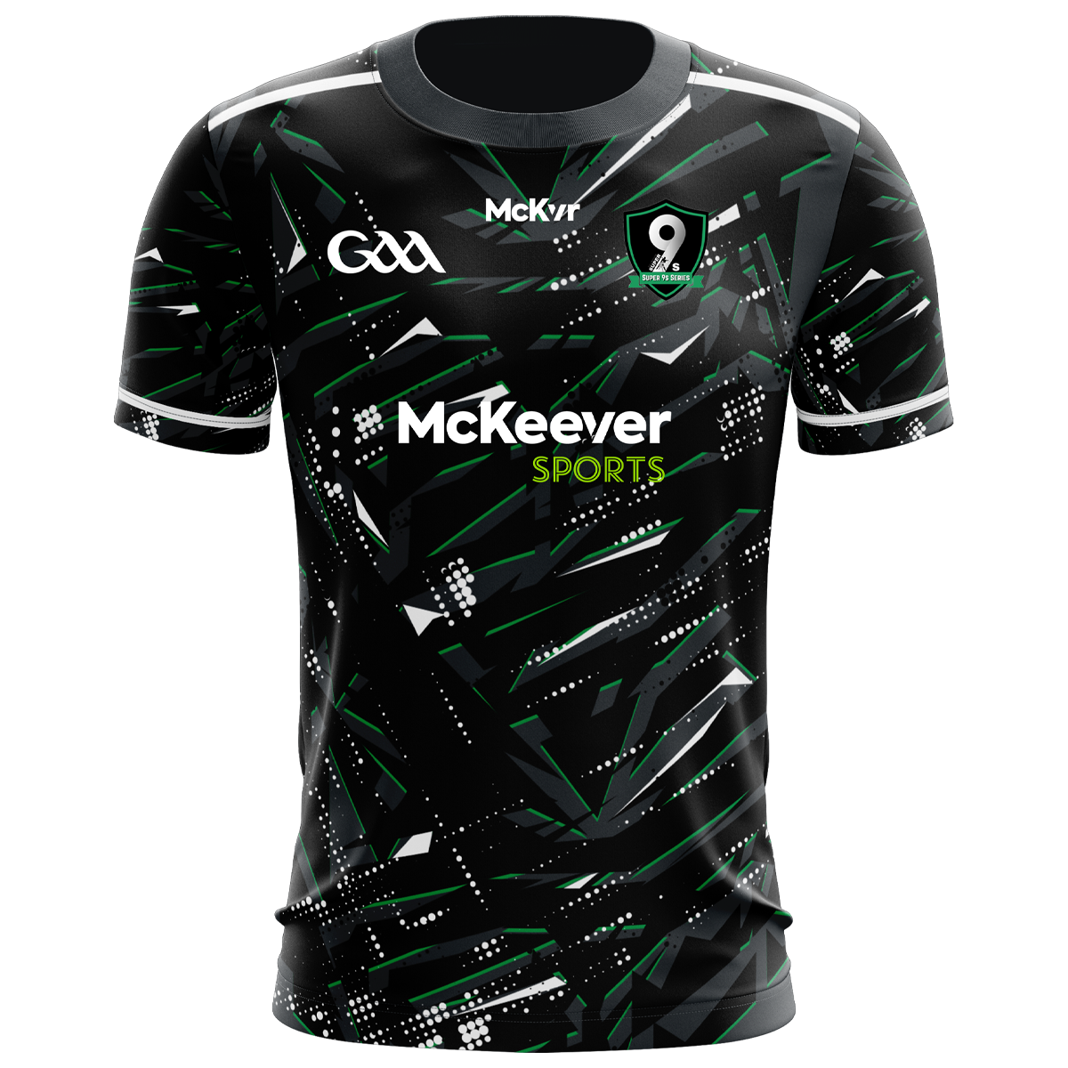 Mc Keever Super 9s GAA Playing Jersey - Adult - Black