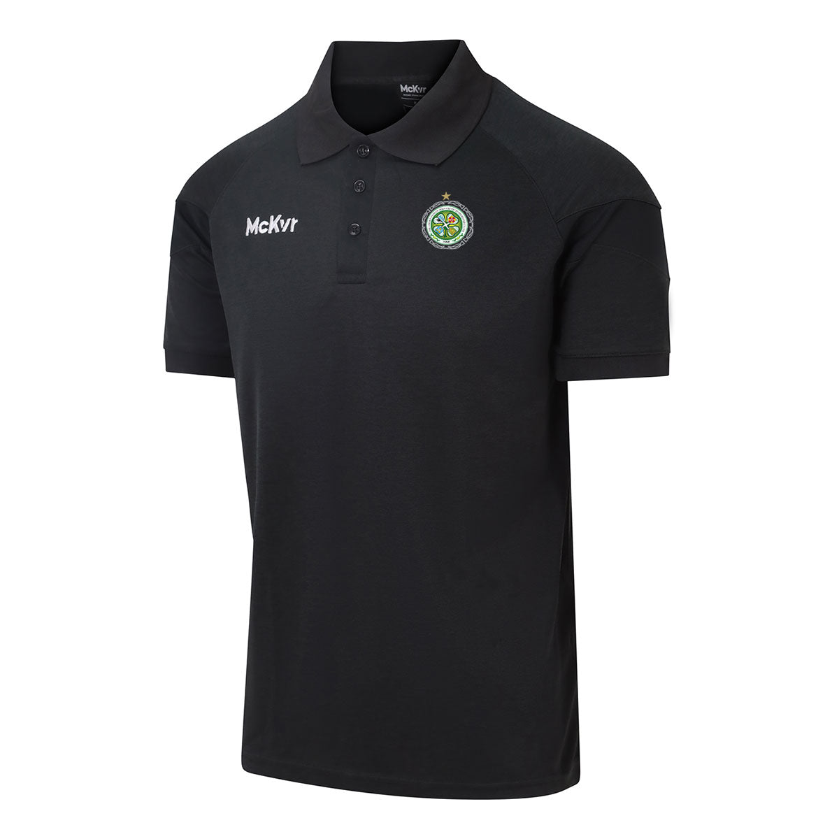 Mc Keever The Association of Irish Celtic Supporters Clubs Core 22 Polo Top - Adult - Black