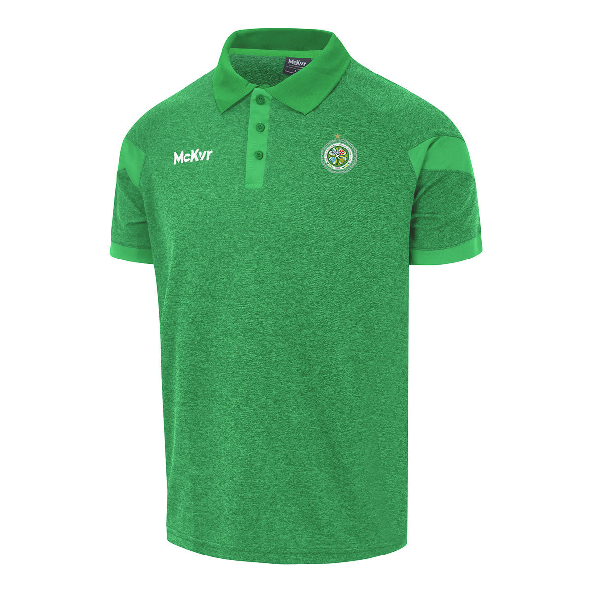 Mc Keever The Association of Irish Celtic Supporters Clubs Core 22 Polo Top - Adult - Green