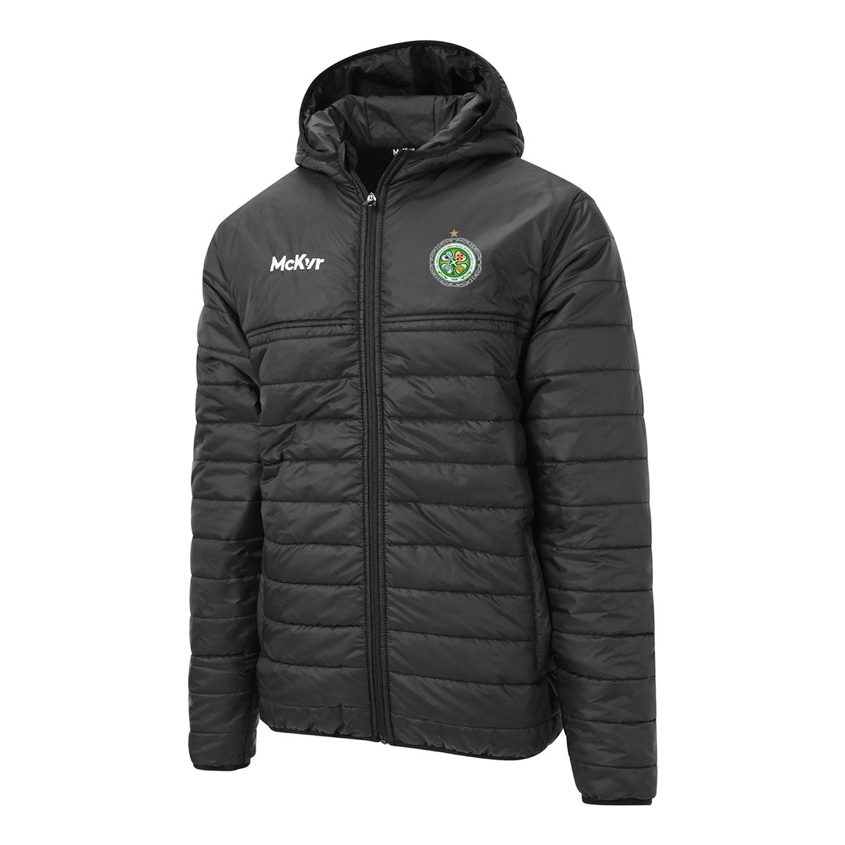 Mc Keever The Association of Irish Celtic Supporters Clubs Core 22 Puffa Jacket - Adult - Black