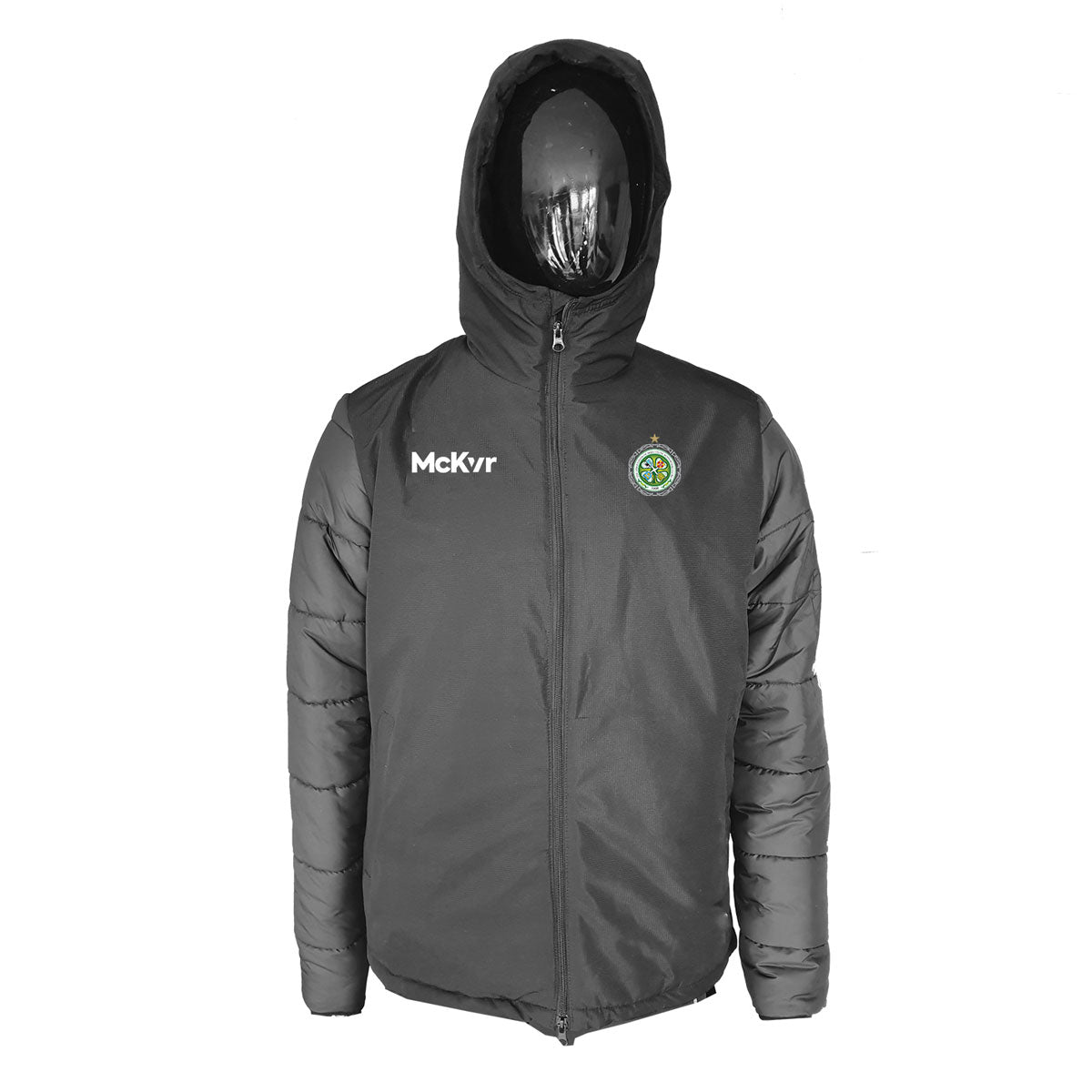 Mc Keever The Association of Irish Celtic Supporters Clubs Core 22 Stadium Jacket - Youth - Black