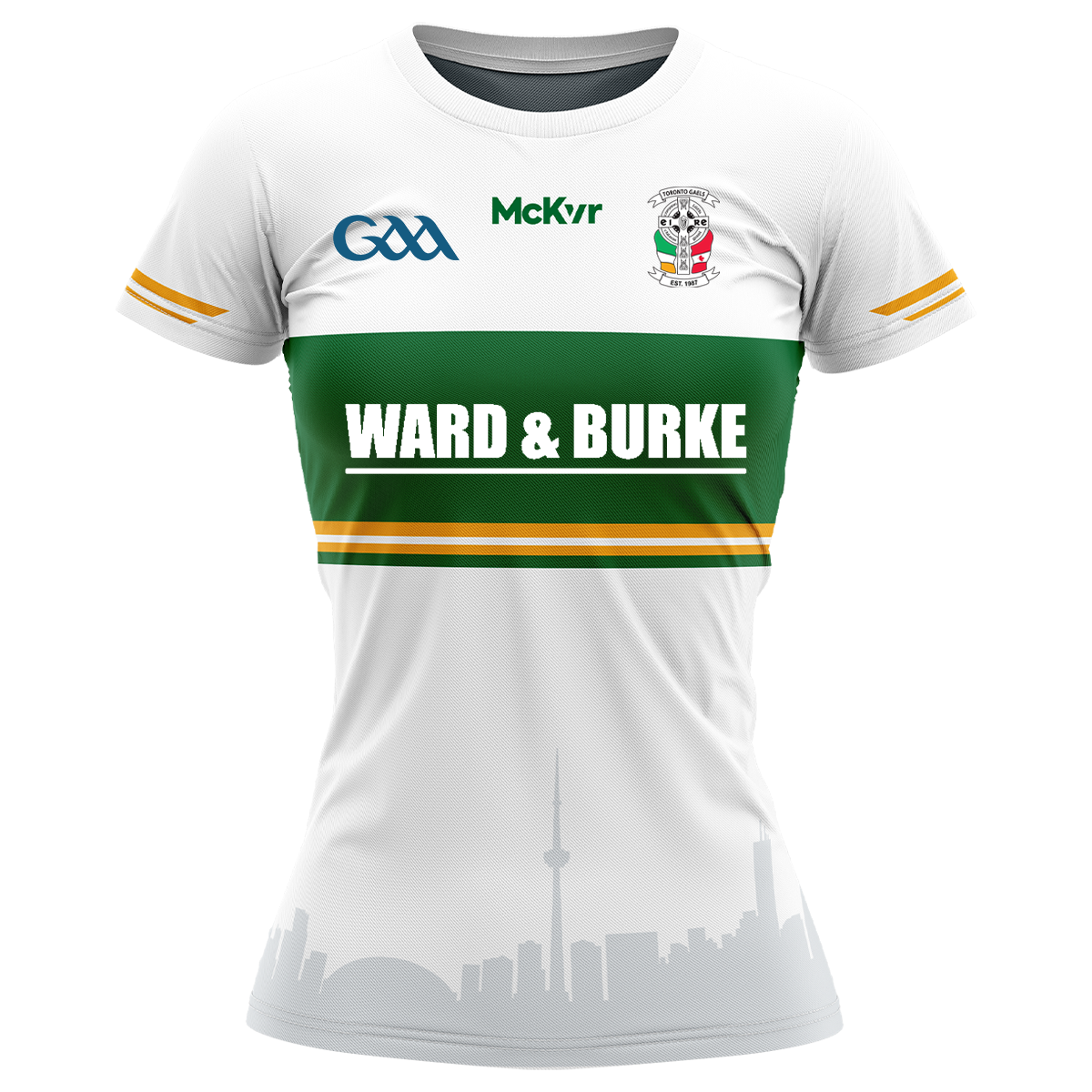 Mc Keever Toronto Gaels Away Jersey - Womens - White