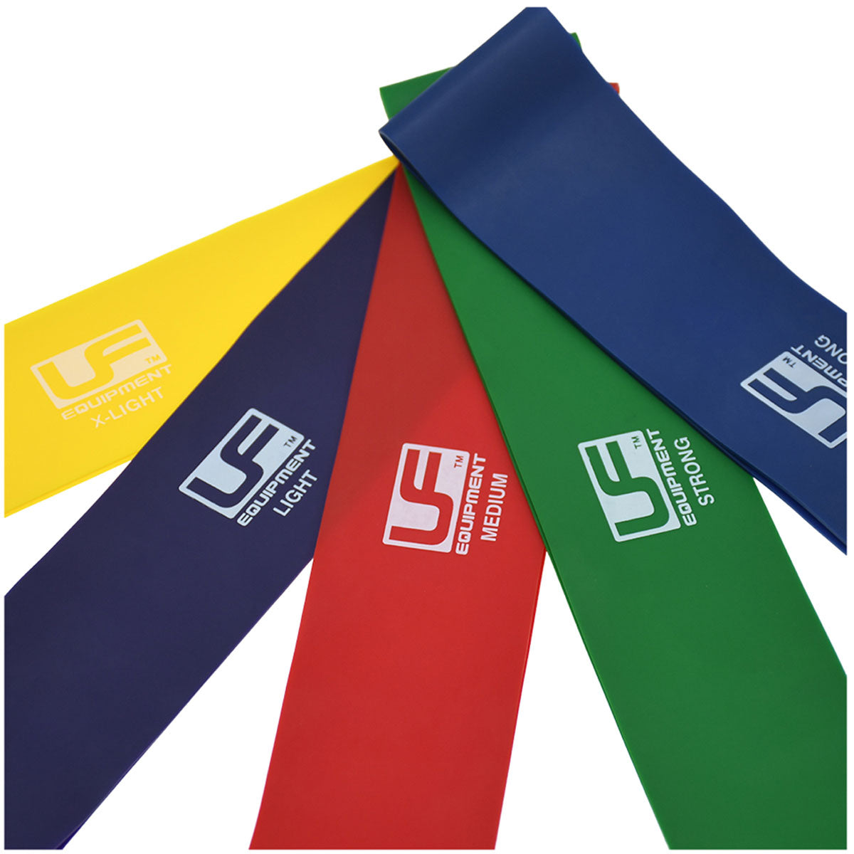 UFE Resistance Band Exercise Loops - Pack of 5 - All Resistances