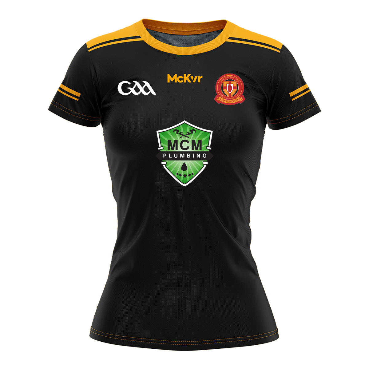 Mc Keever Ulster Club San Francisco Junior Playing Jersey - Womens - Black