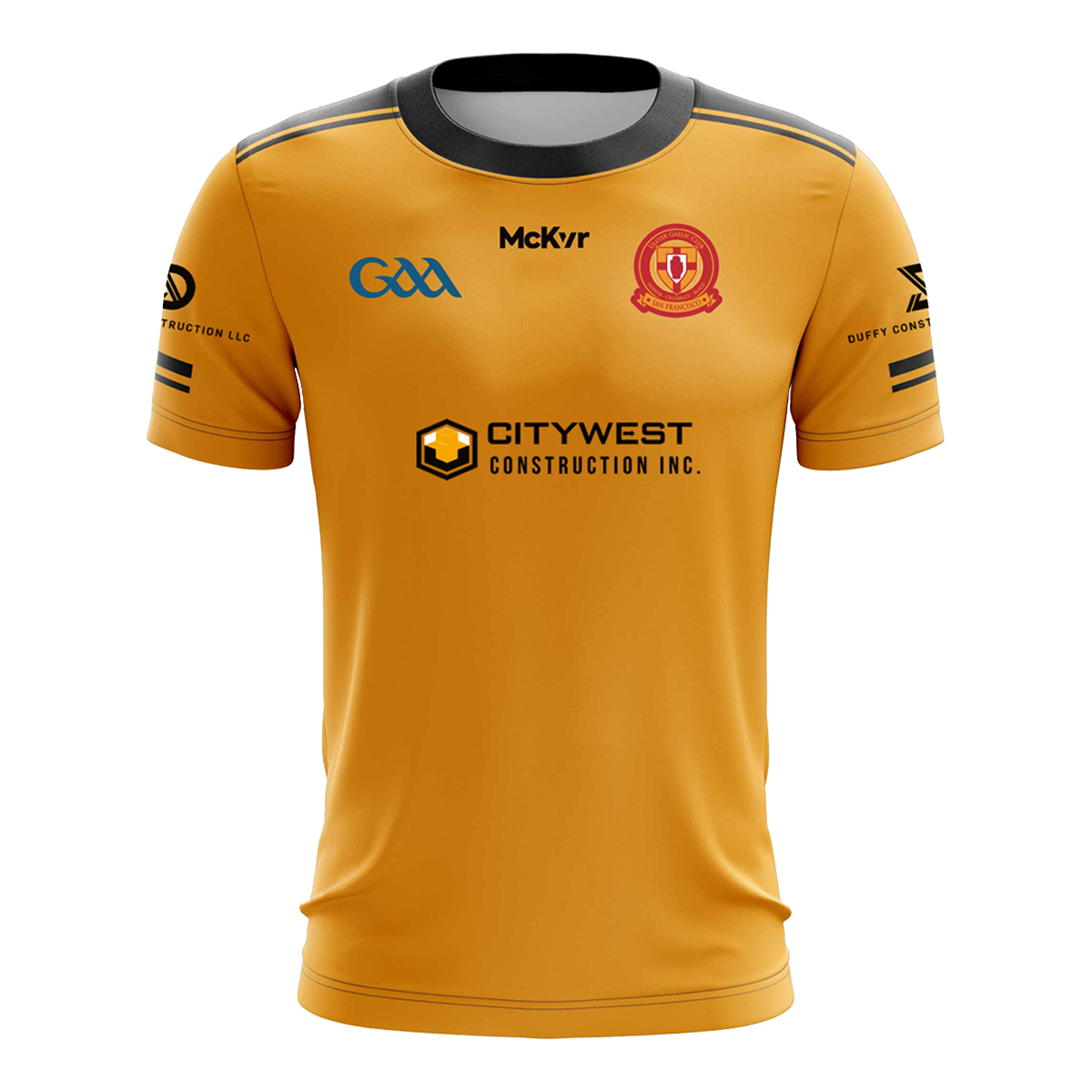 Mc Keever Ulster Club San Francisco Playing Jersey - Adult - Amber