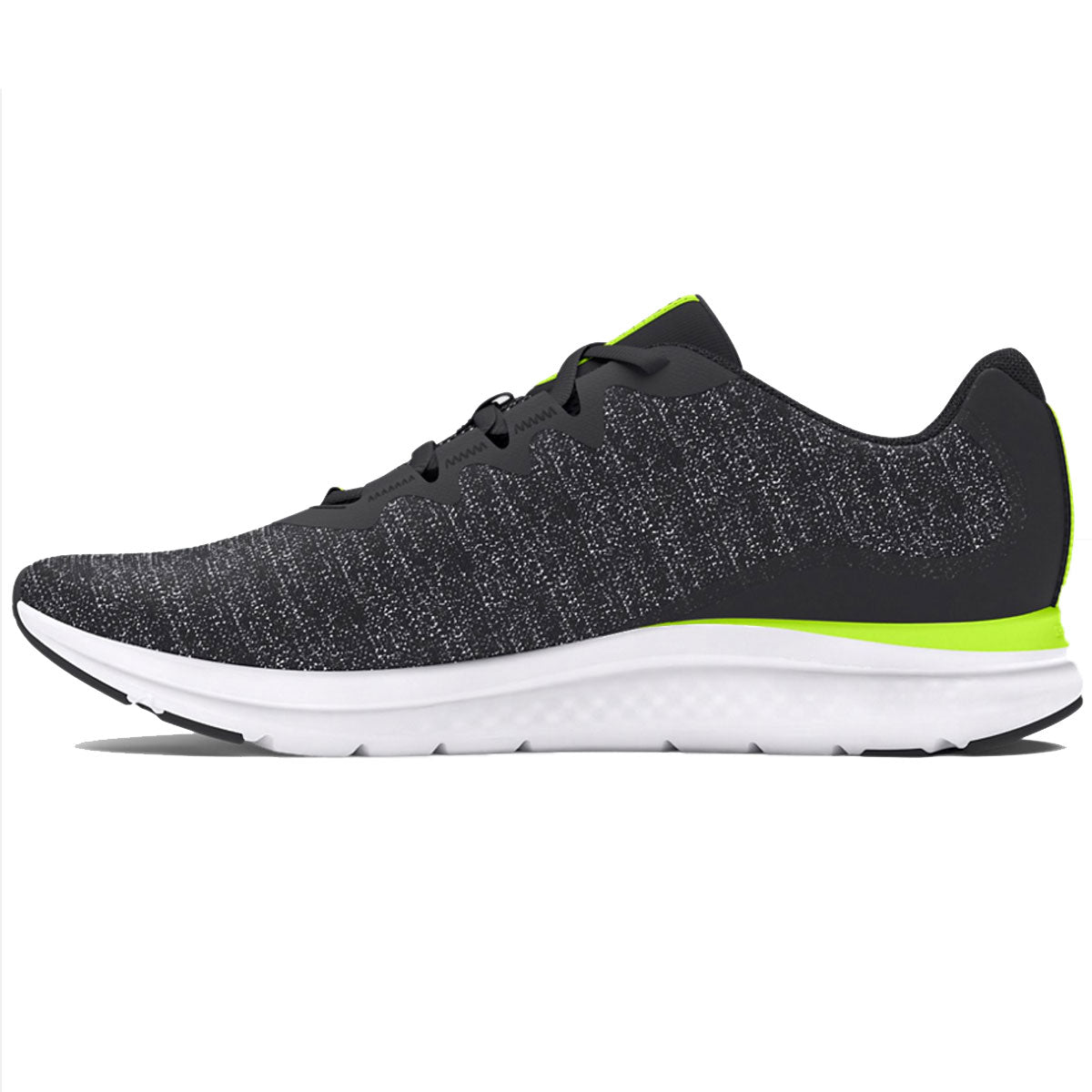 Under Armour Charged Impulse 3 Knit Running Shoes - Mens - Anthracite/High Vis Yellow