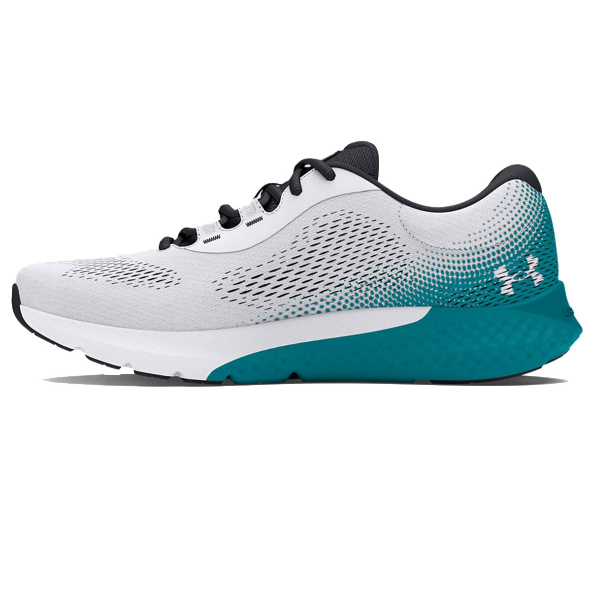 Under Armour Charged Rogue 4 Running Shoes - Mens - White/Circuit Teal