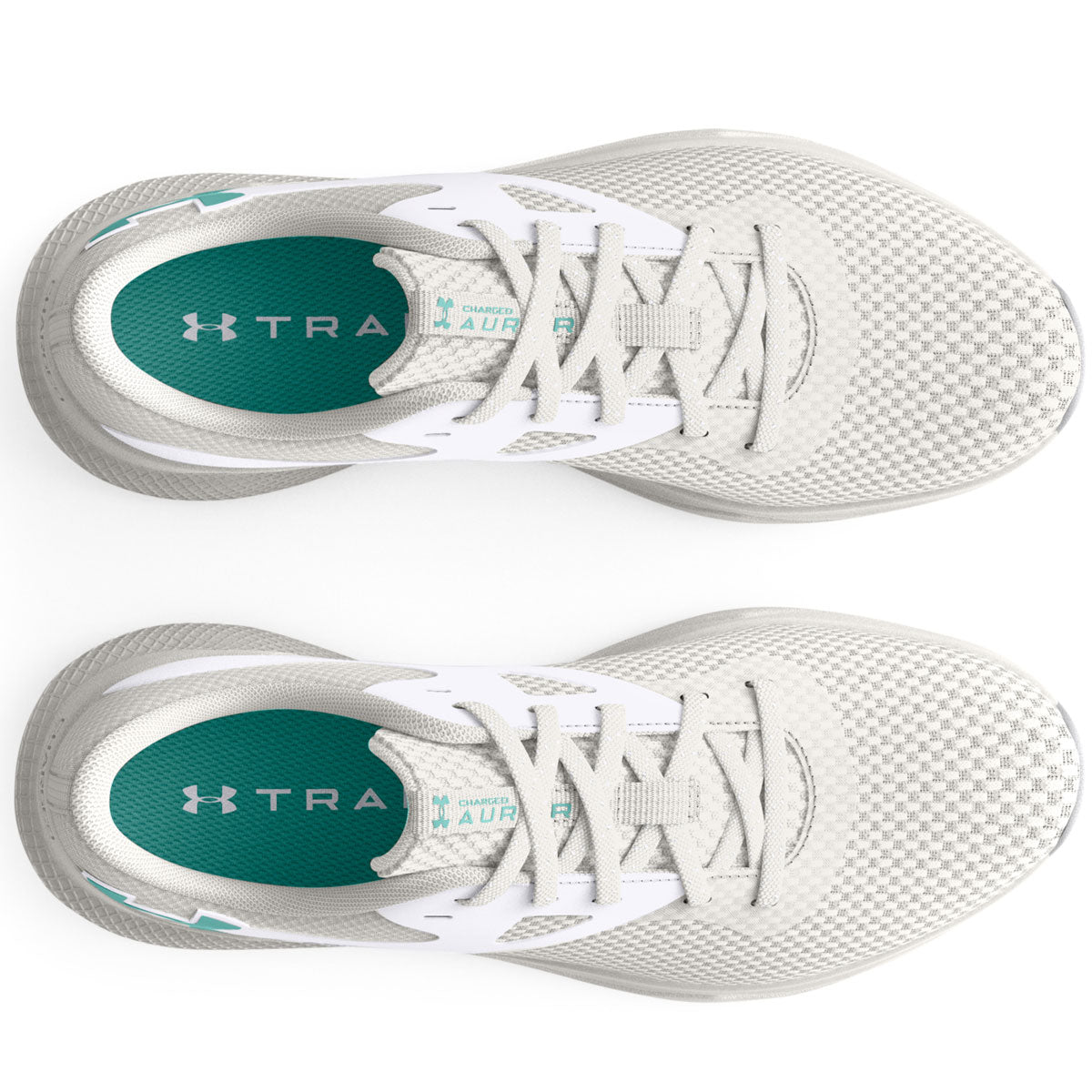 Under Armour Charged Aurora 2 Training Shoes - Womens - White/Clay/Radial Turquoise