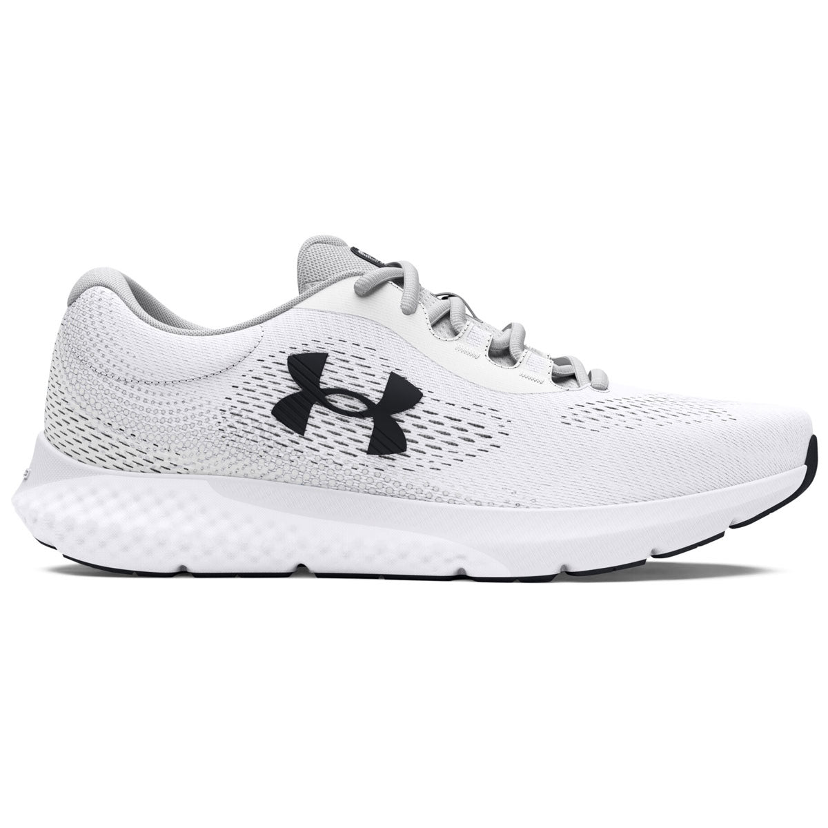 Under Armour Charged Rogue 4 Running Shoes - Mens - White/Black