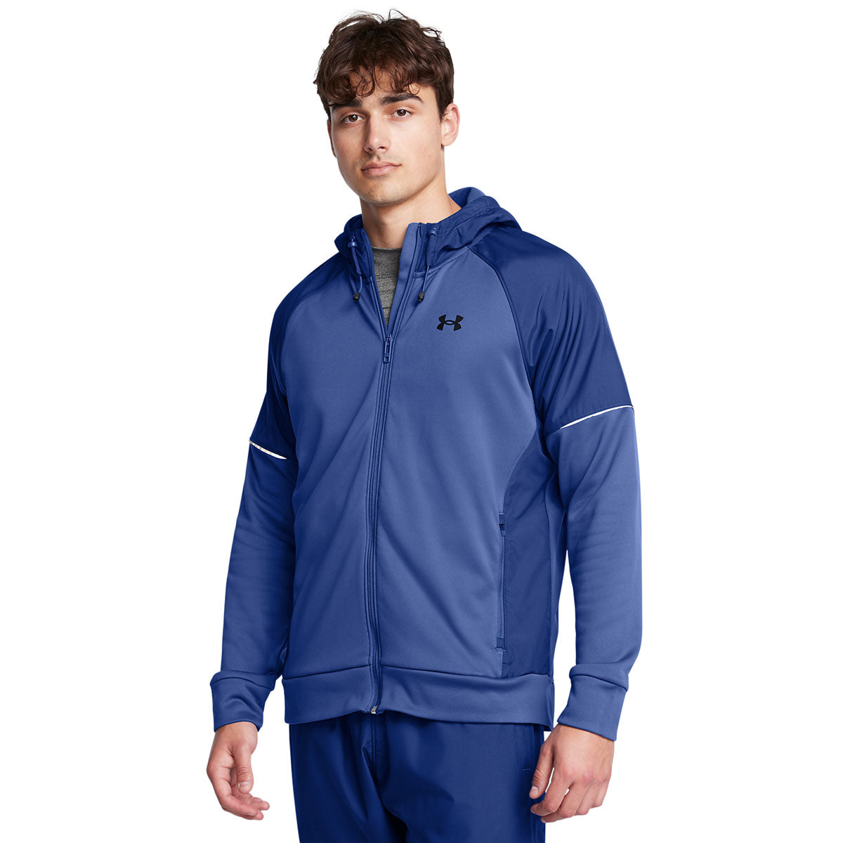 Under Armour Fleece Storm Full Zip Hoodie - Mens - Tech Blue/Black