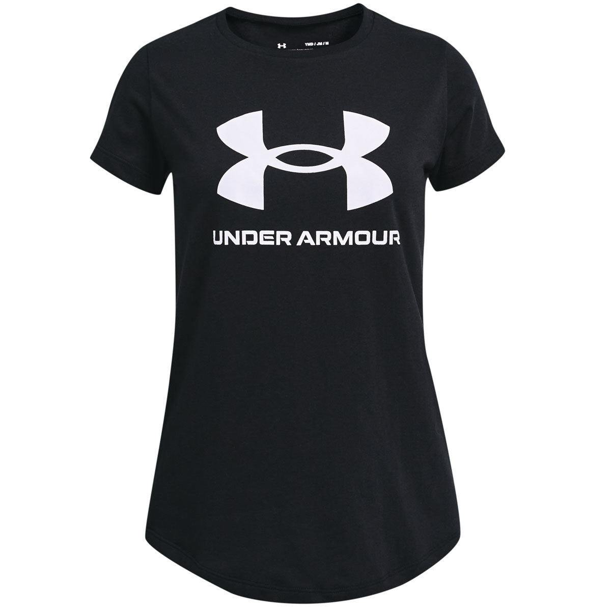 Under Armour Sportstyle Graphic Short Sleeve Tee - Girls - Black/White