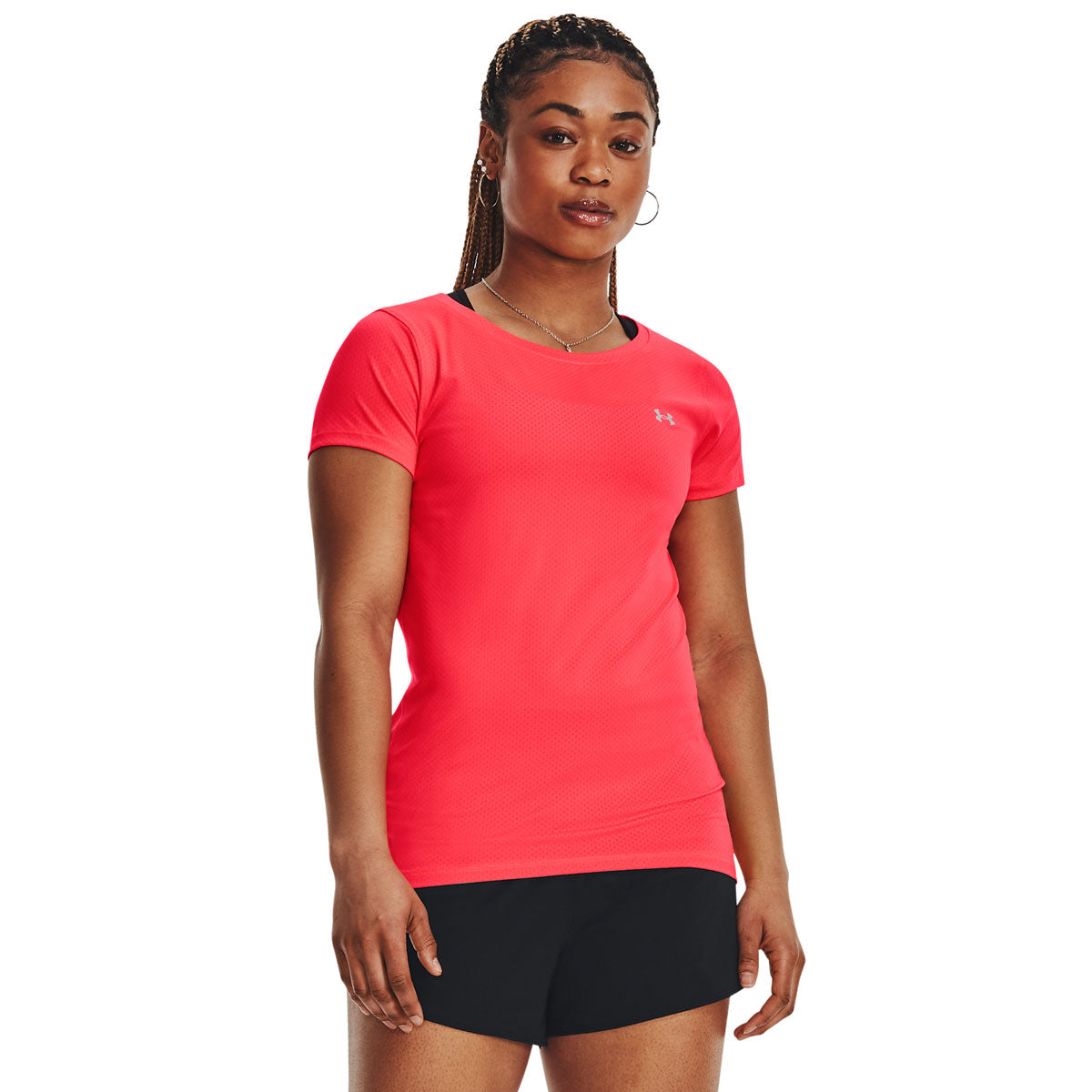 New with tags Under Armour Women's Heat Gear Freedom tee, size XS.