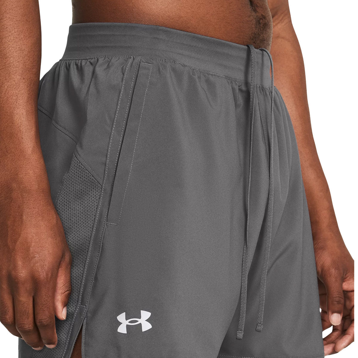 Under Armour Launch 5 inch Running Shorts - Mens - Castlerock/Reflective