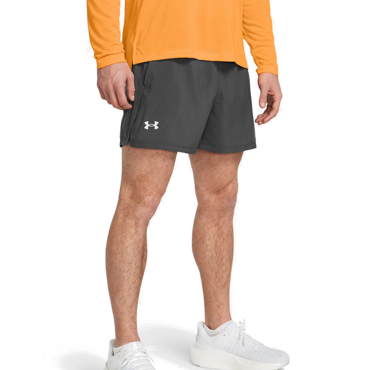 Under Armour Launch 5 Inch Unlined Shorts - Mens - Castlerock/Reflective