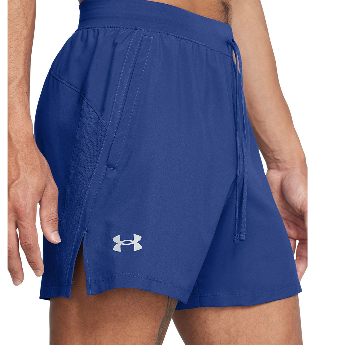Under Armour Launch 5 inch Unlined Shorts - Mens - Tech Blue/Reflective