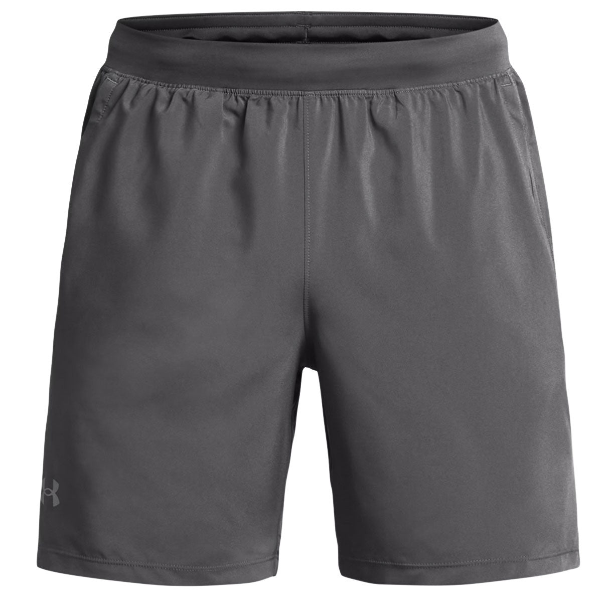 Under Armour Launch 7 Inch Shorts - Mens - Castlerock/White/Reflective