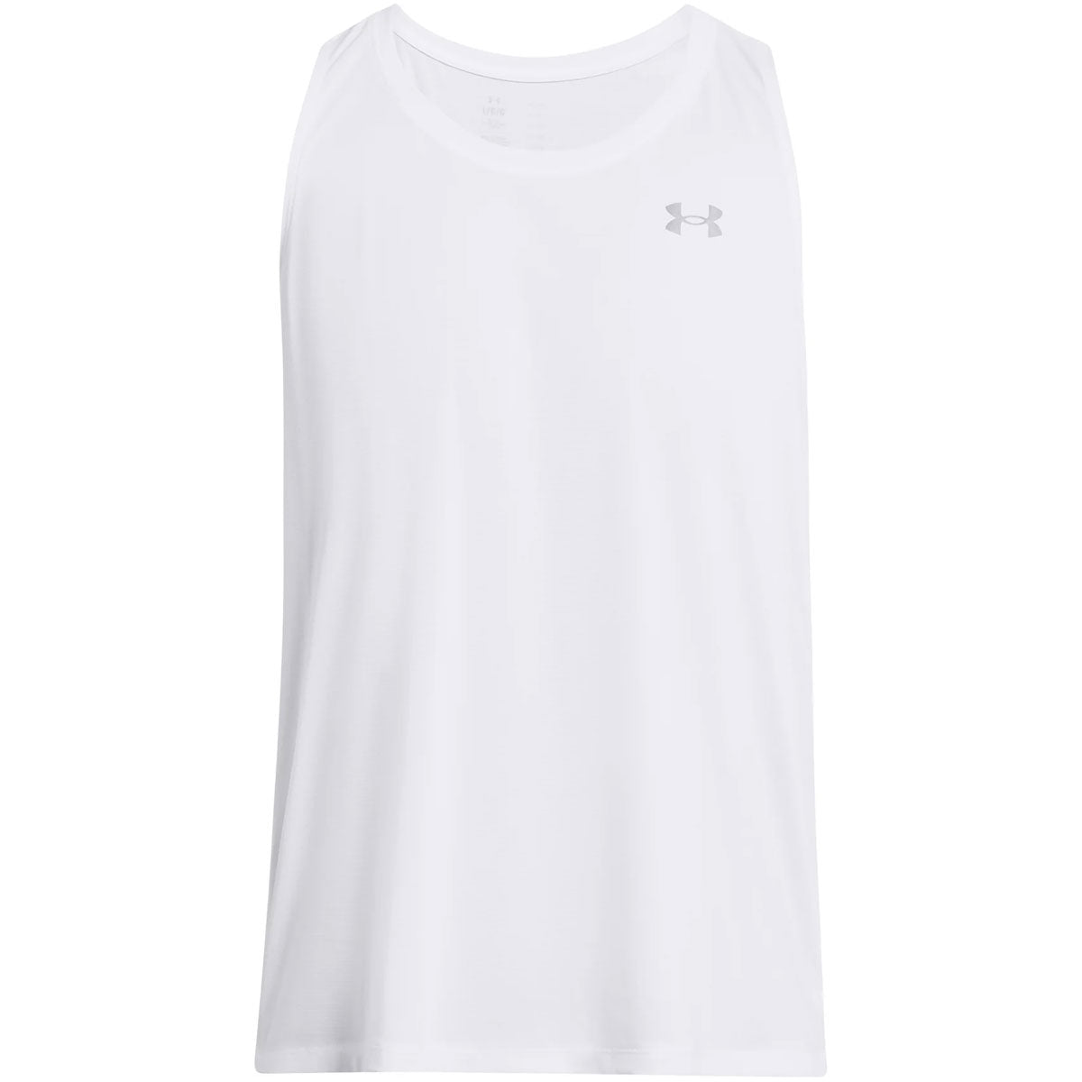 Under Armour Launch Singlet - Mens - White/Reflective
