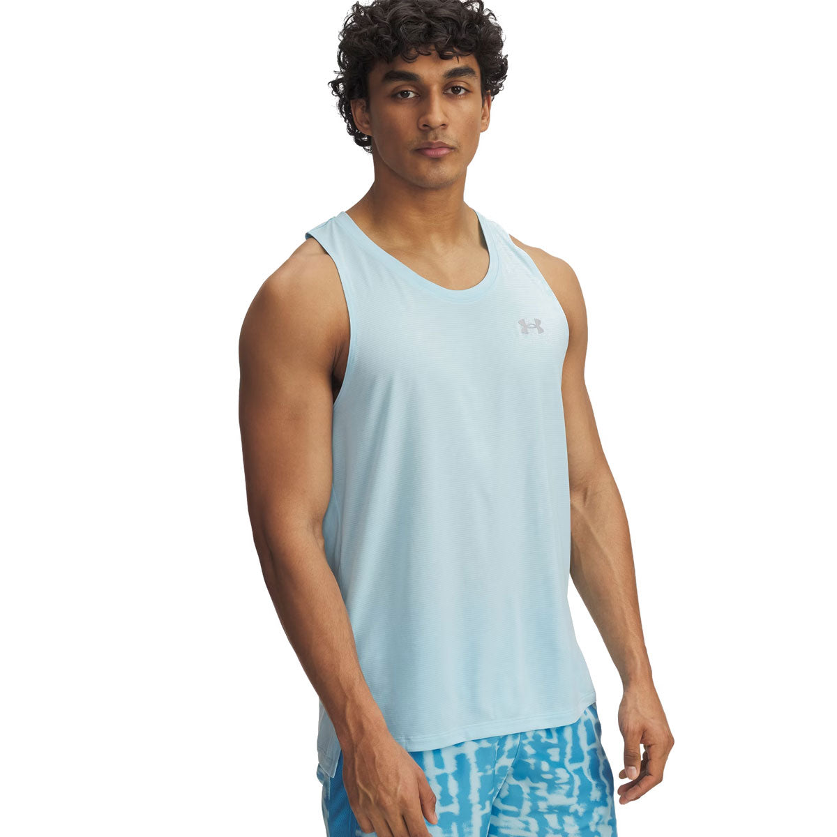 Under Armour Launch Singlet - Mens - Stream/Reflective