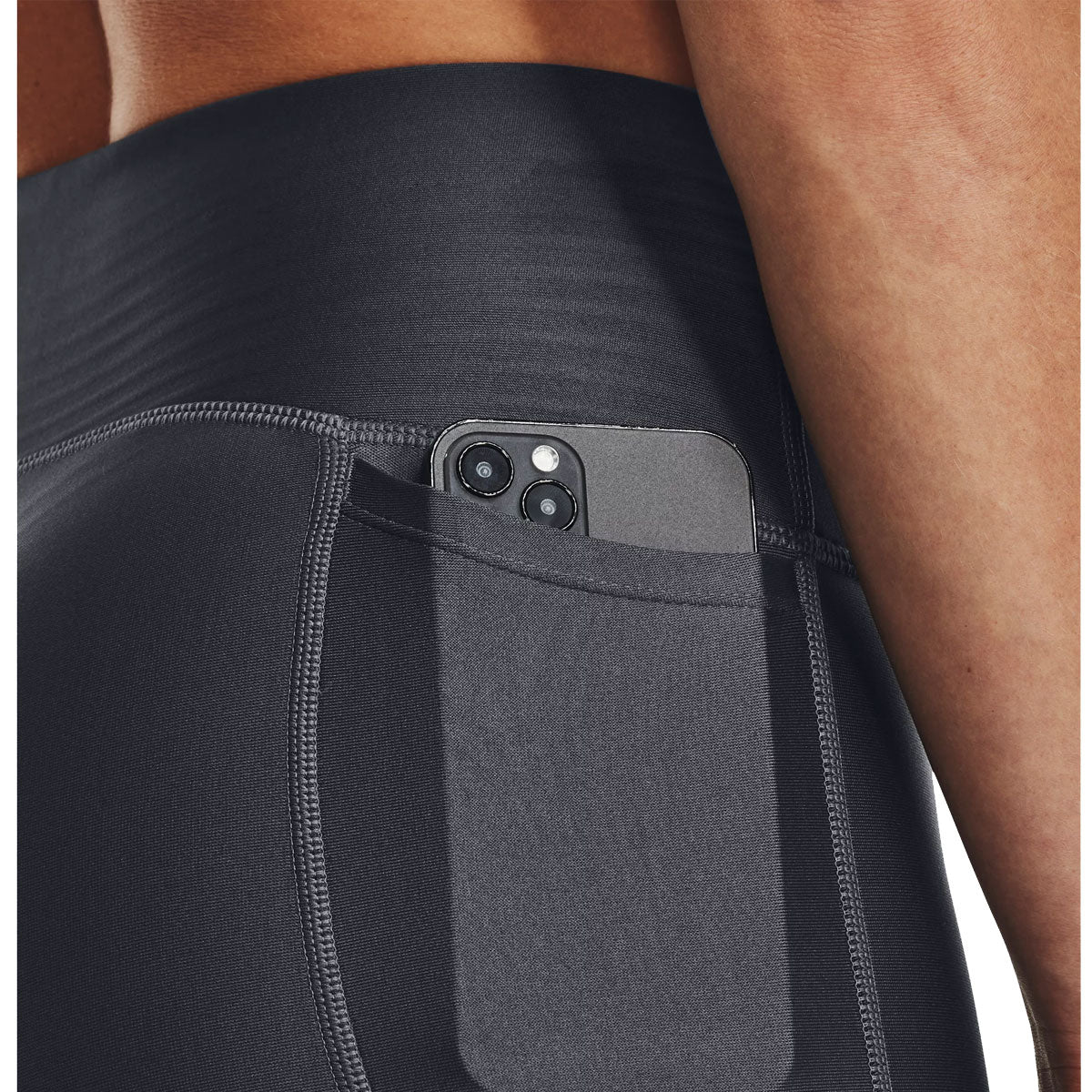 Under Armour Heatgear Full Length Training Leggings - Womens - Pitch Grey/Black