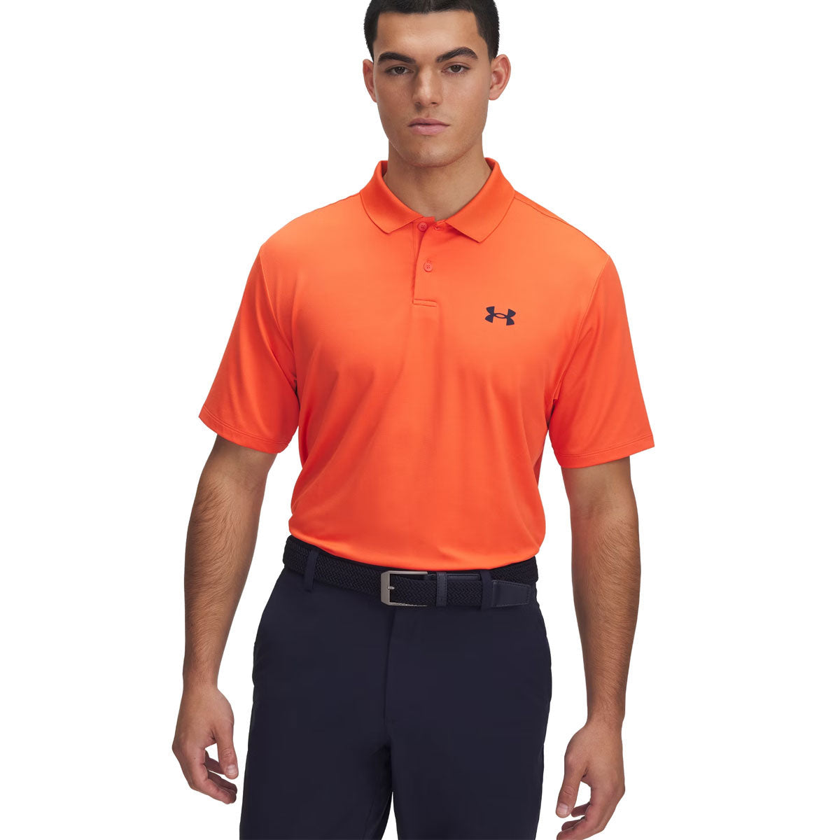 Under Armour Matchplay Polo - Mens - Fire/Midnight Navy