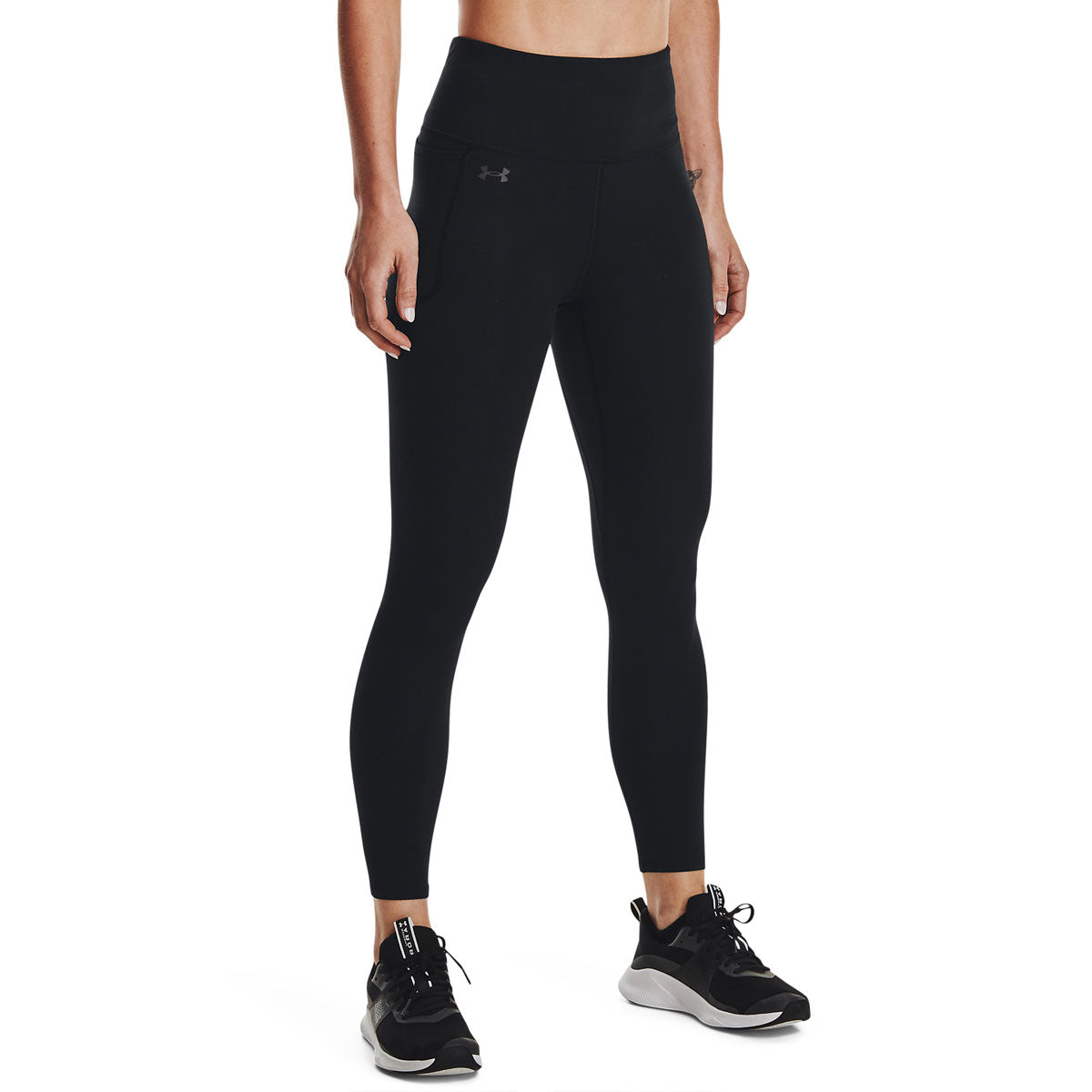 Under Armour Motion Ankle Leggings - Womens - Black/Jet Grey