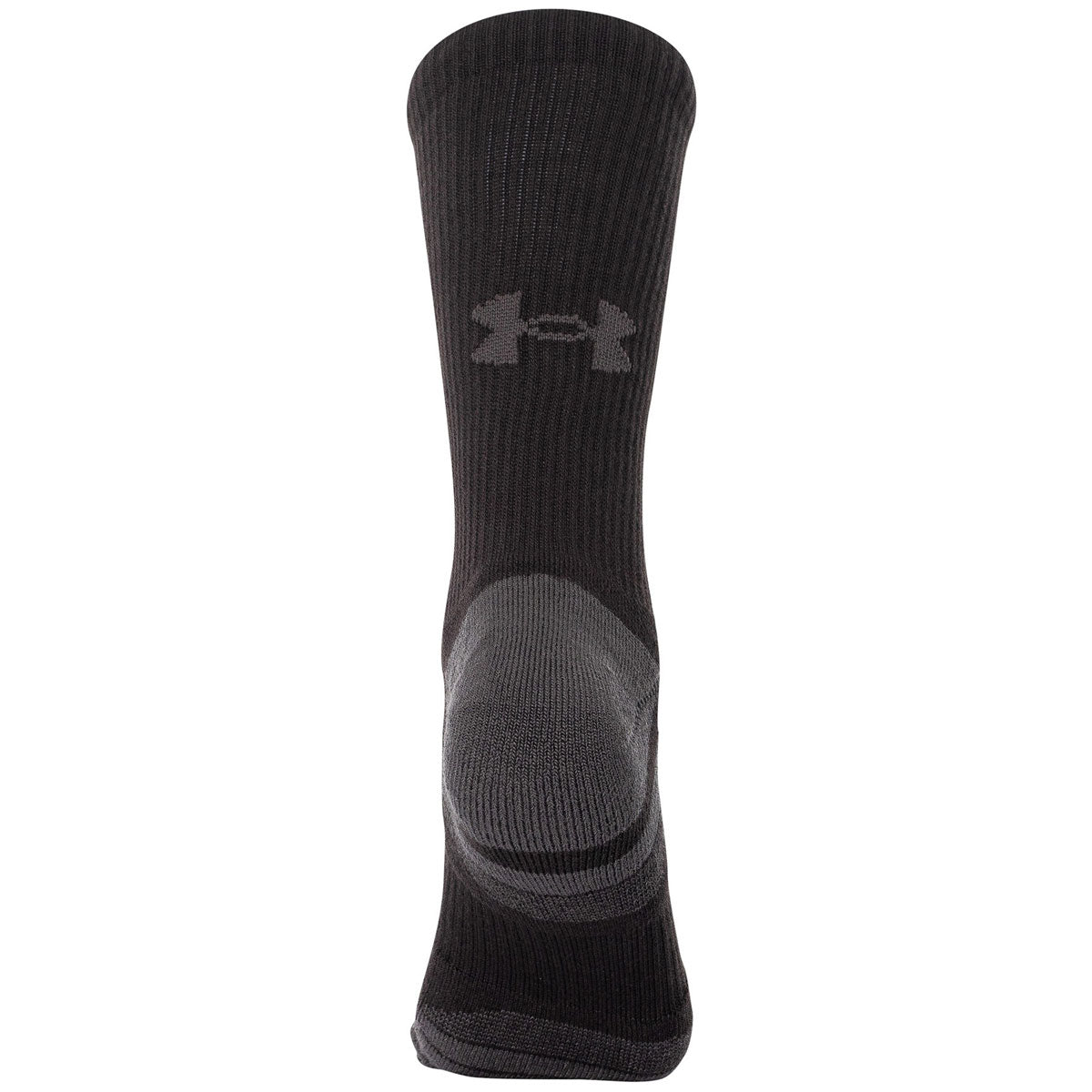 Under Armour Performance Tech 3 Pack Crew Socks - Adult - Black