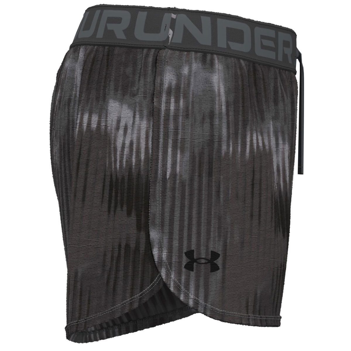 Under Armour Play Up Printed Shorts - Girls - Pitch Grey/Black