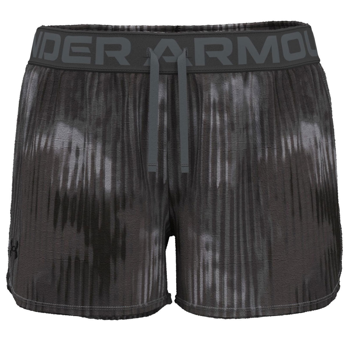 Under Armour Play Up Printed Shorts - Girls - Pitch Grey/Black