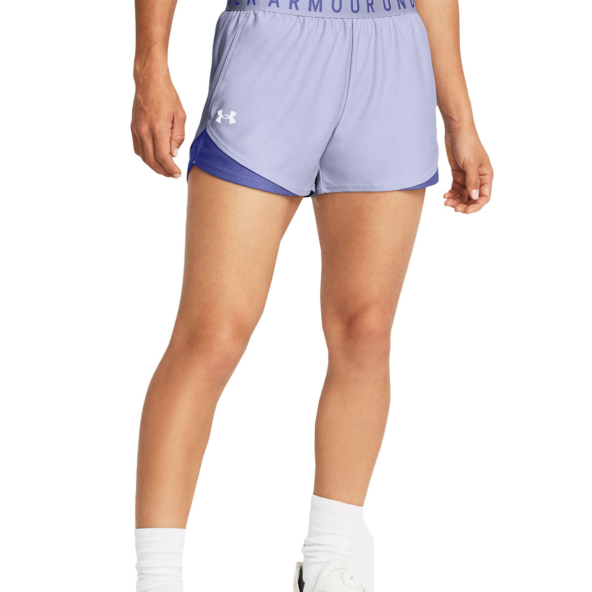 Under Armour Play Up 3.0 Shorts - Womens - Celeste/Starlight/White
