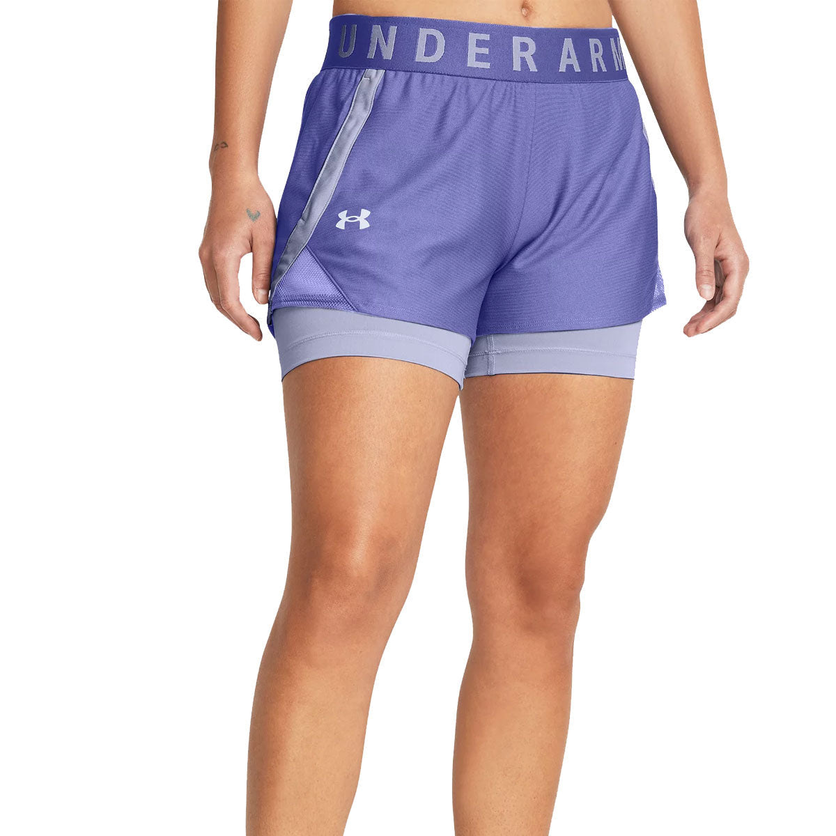 Under Armour Play Up 2 in 1 Shorts - Womens - Starlight/Celeste