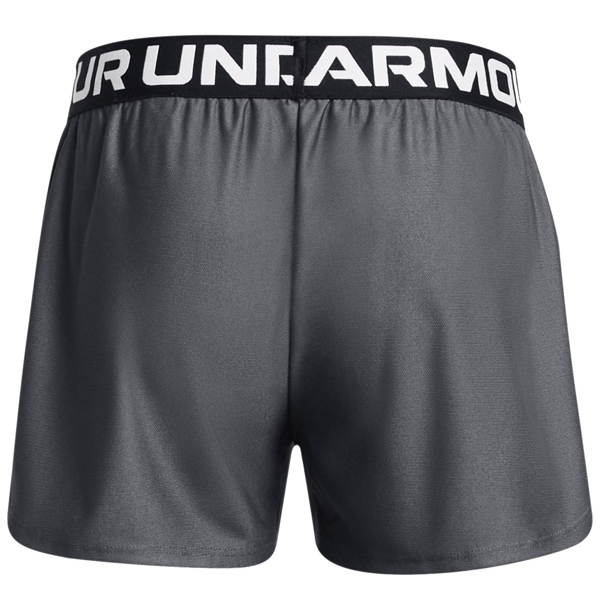 Under Armour Play Up Shorts - Girls - Pitch Grey/Metallic Silver