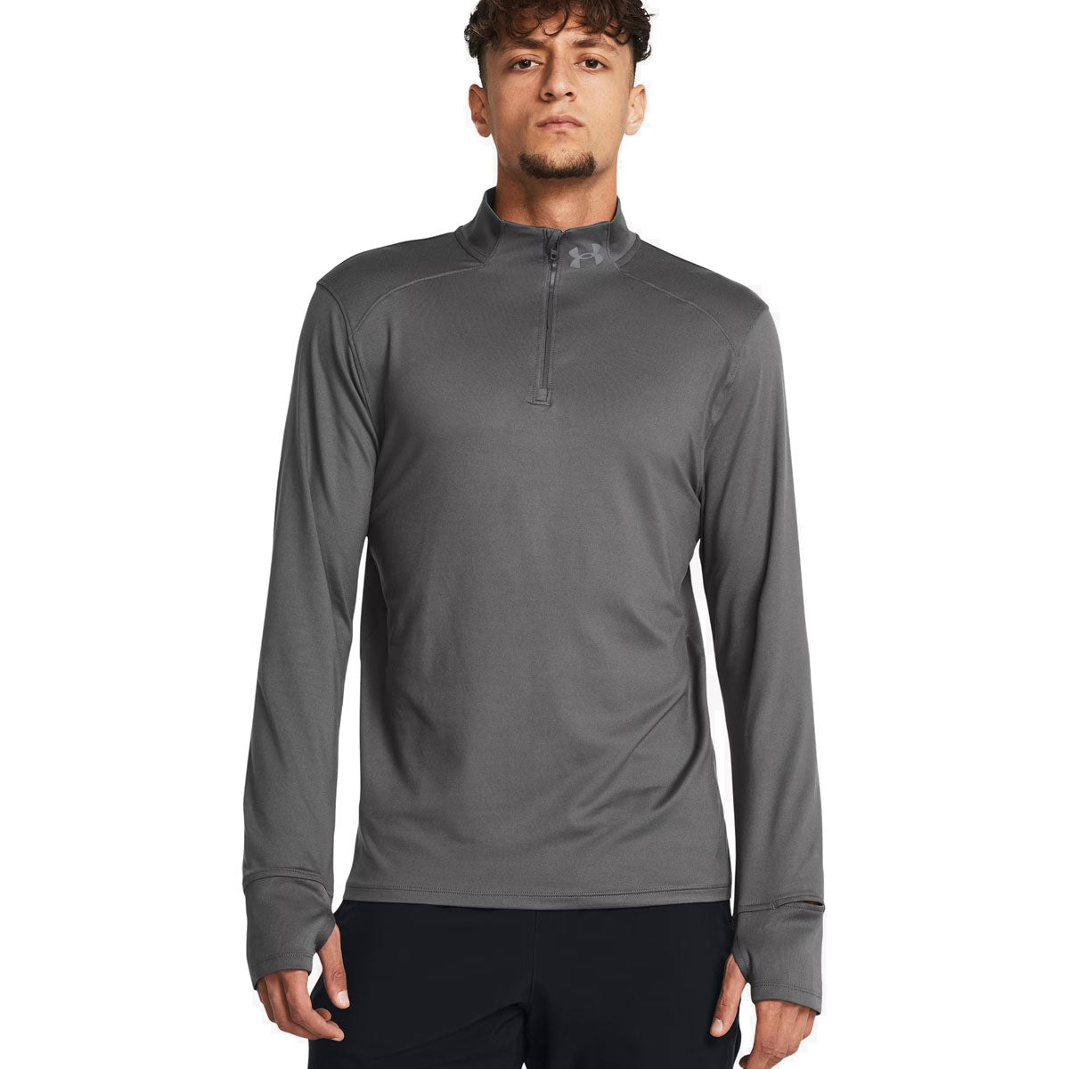 Under Armour Qualifier Run 1/4 Jacket - Mens - Castlerock/Reflective