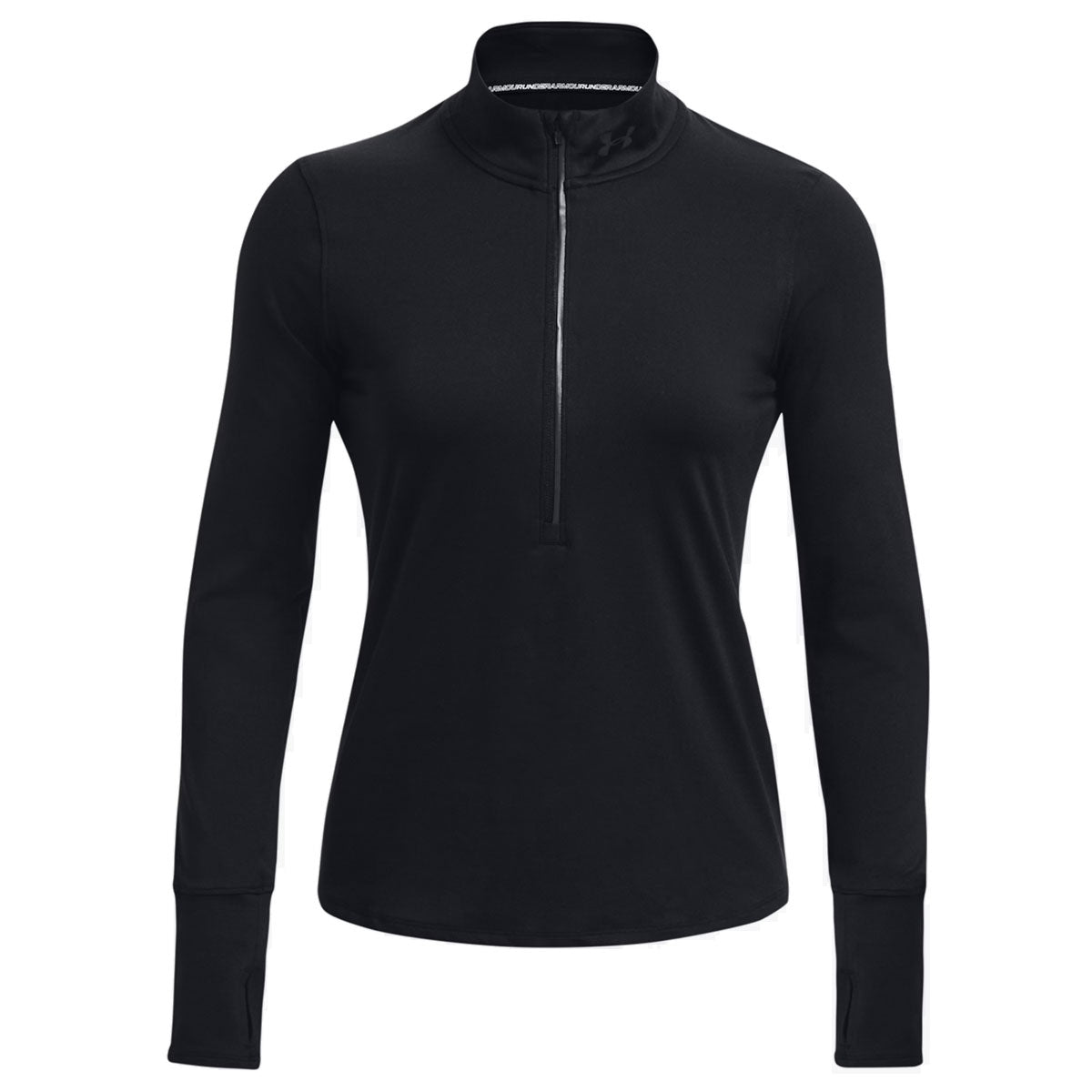 Under Armour Qualifier Run 1/2 Zip Top - Womens - Black/Reflective