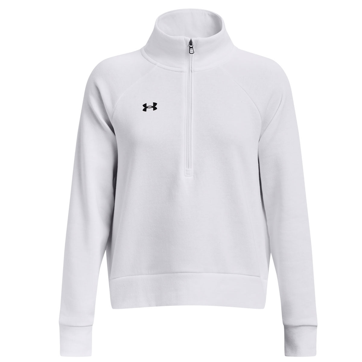 Under armour fleece half zip top best sale
