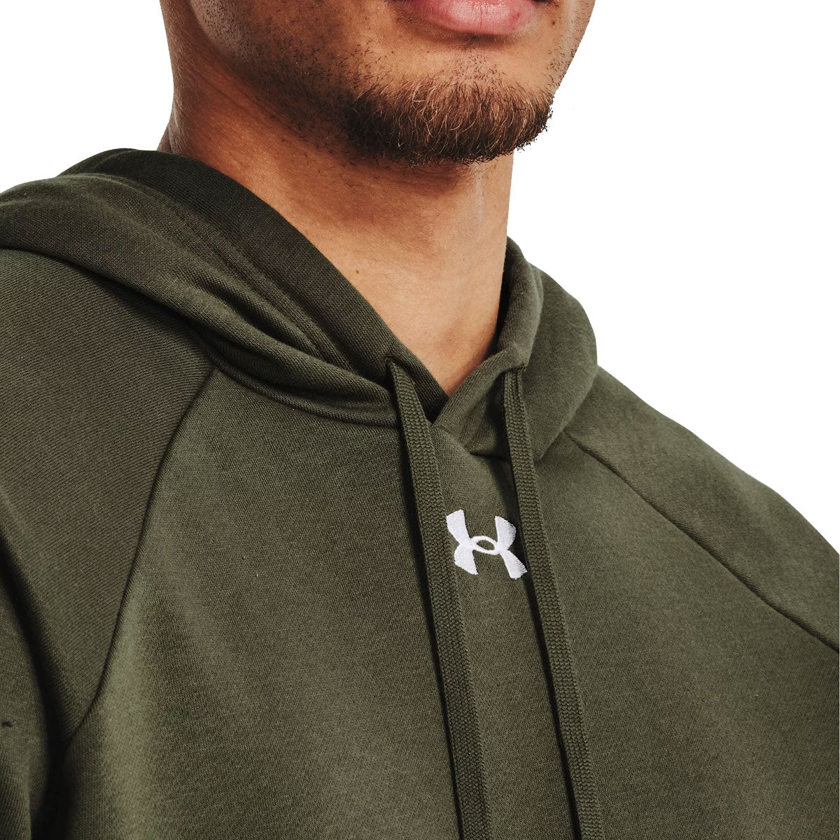 Under Armour Rival Fleece Hoodie - Mens - Marine Green/White