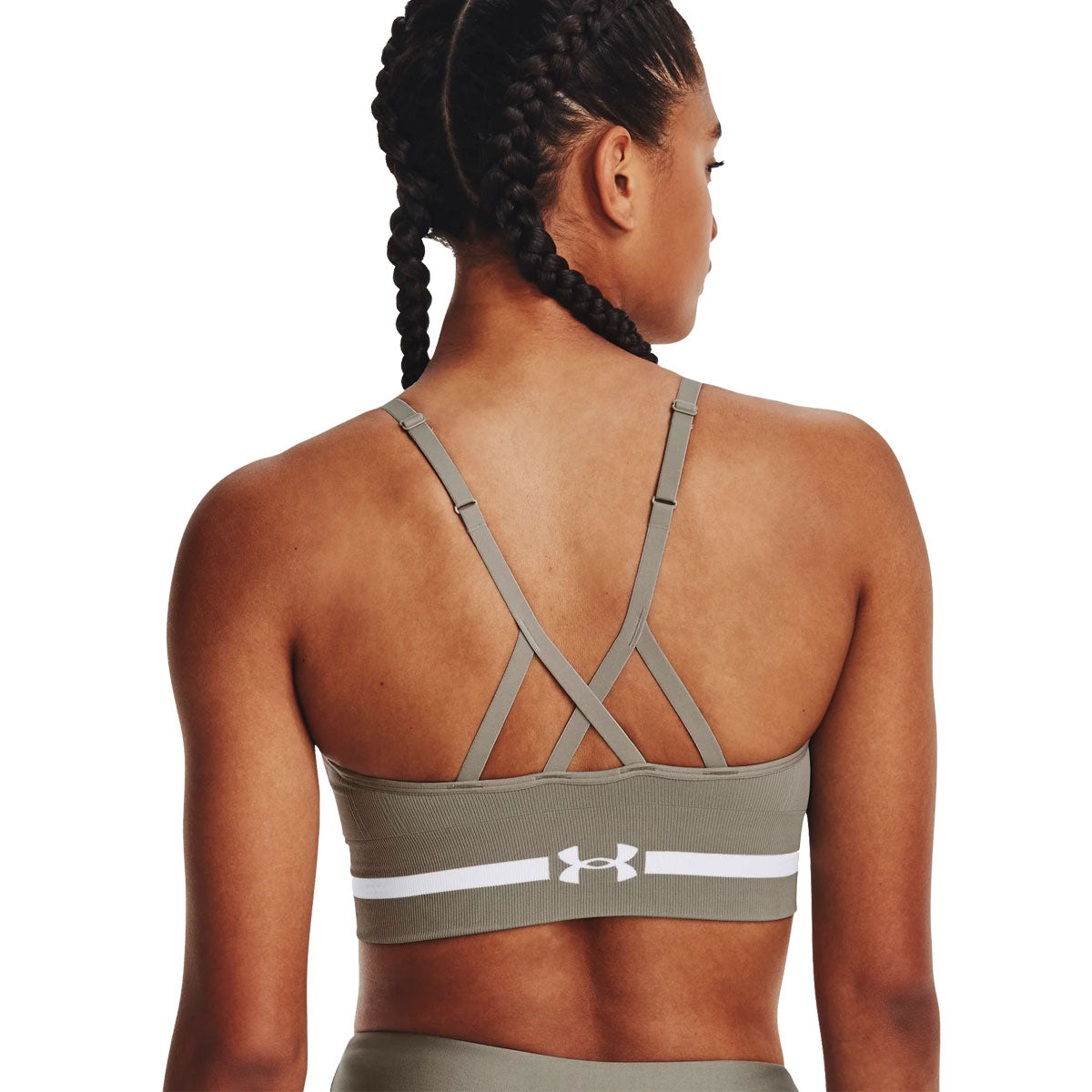 Under Armour Seamless Low Long Sports Bra - Womens - Grove Green/White –  McKeever Sports UK