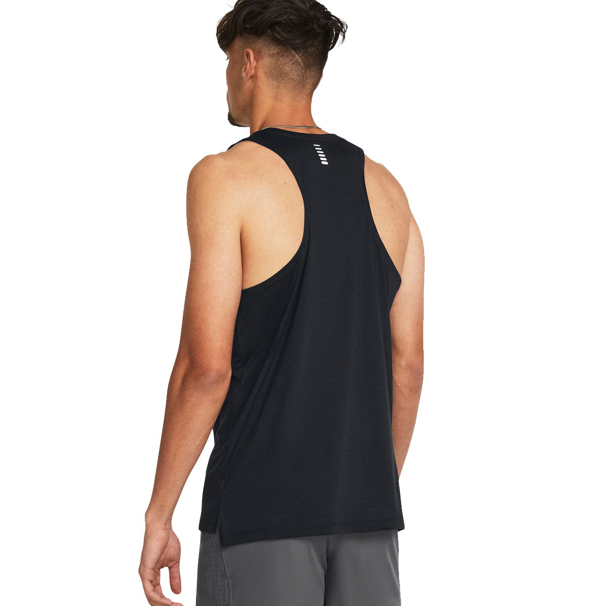 Under Armour Streaker Run Singlet - Mens - Black/Reflective