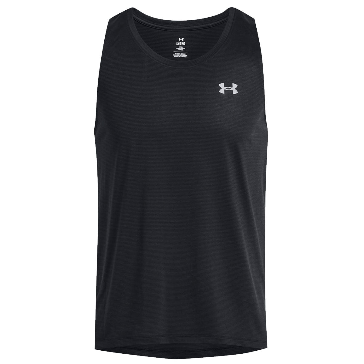 Under Armour Streaker Run Singlet - Mens - Black/Reflective