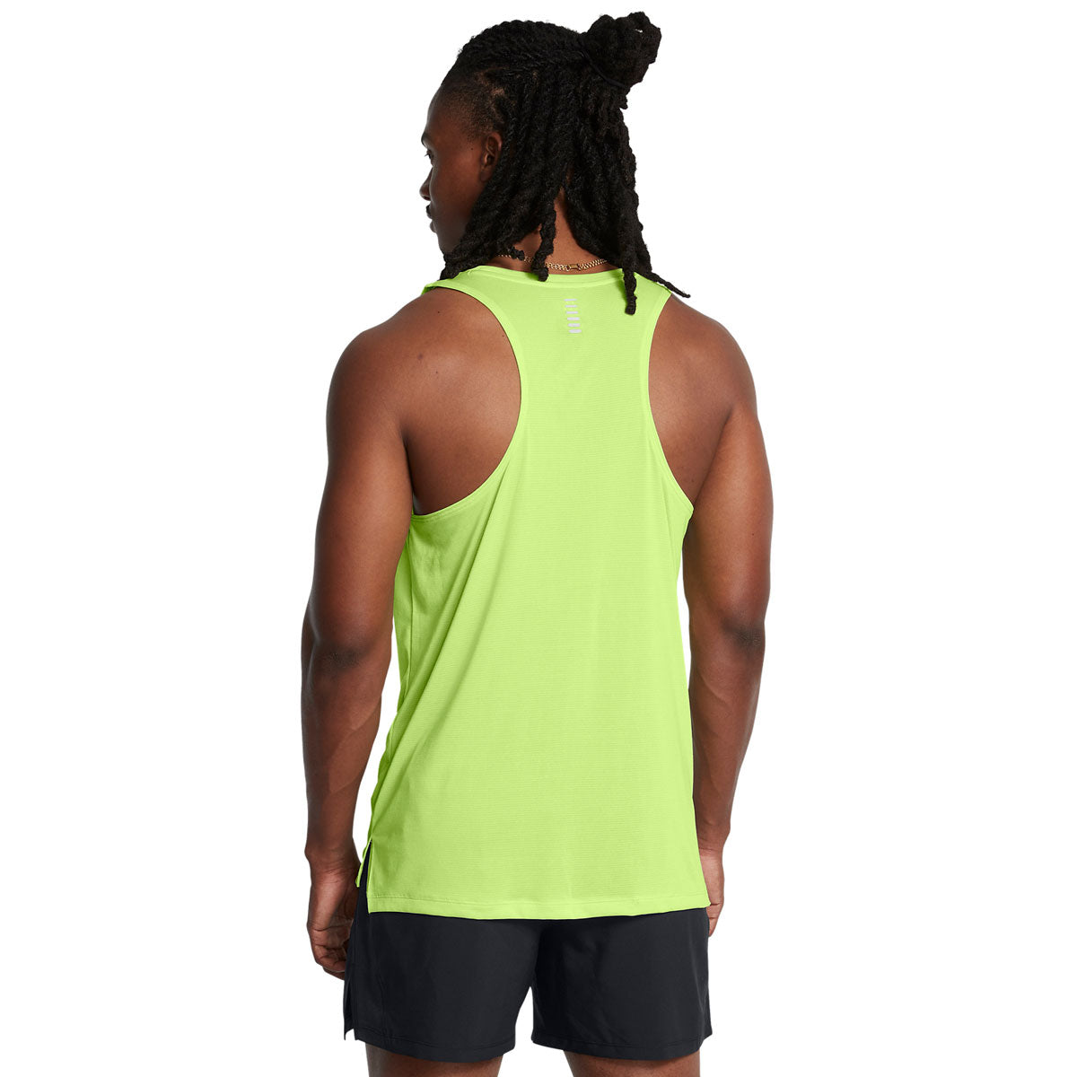 Under Armour Streaker Run Singlet - Mens - Morph Green/Reflective