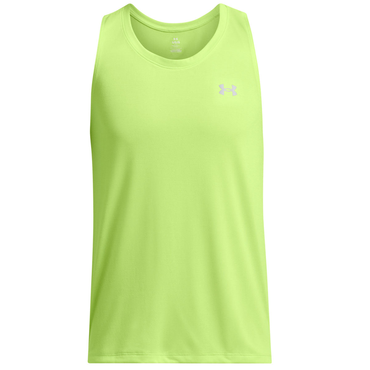 Under Armour Streaker Run Singlet - Mens - Morph Green/Reflective