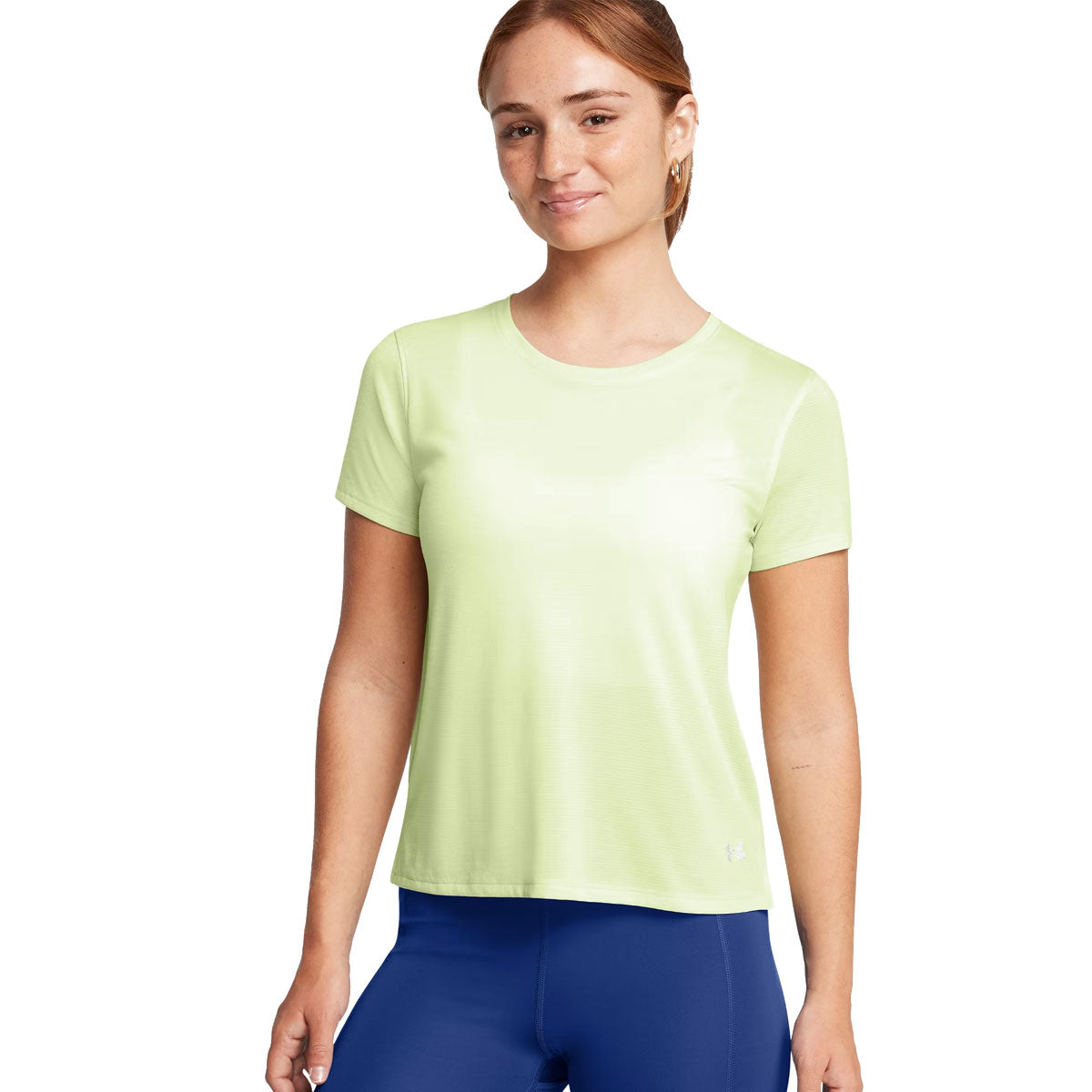 Under Armour Streaker Short Sleeve Tee - Womens - Retro Green/Reflective