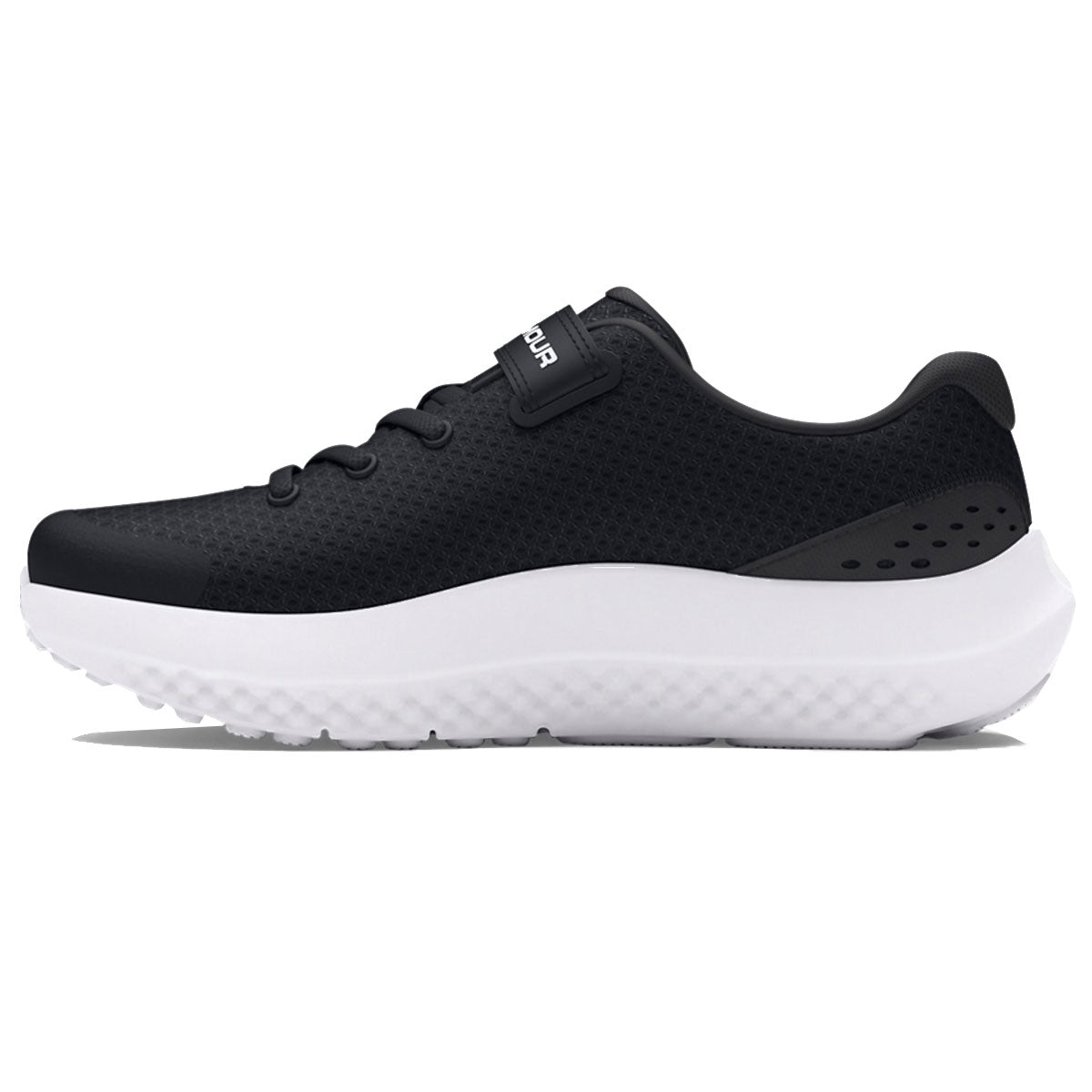 Under Armour BPS Surge 4 AC Running Shoes - Boys - Black/Anthracite/White