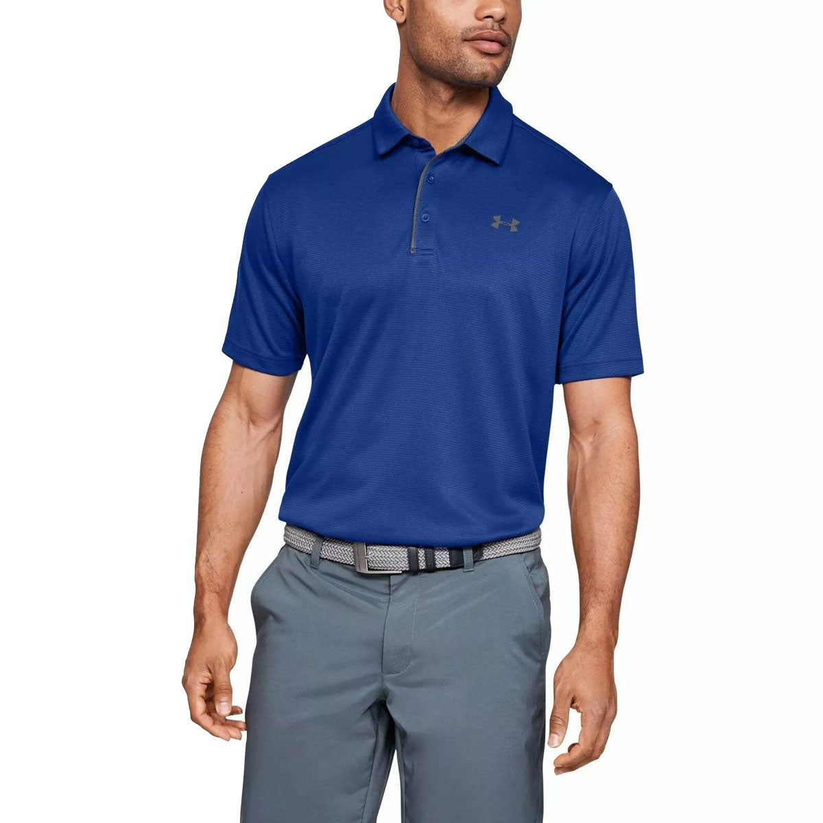 Under Armour Tech Polo - Mens - Royal/Graphite