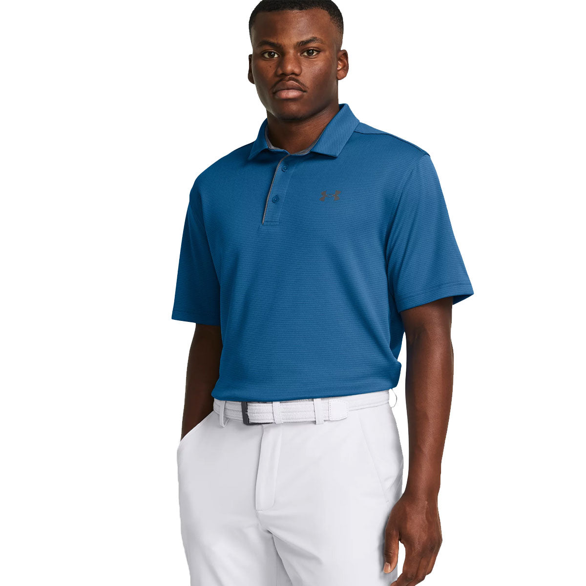 Under Armour Tech Polo Top - Mens - Photon Blue/Pitch Grey