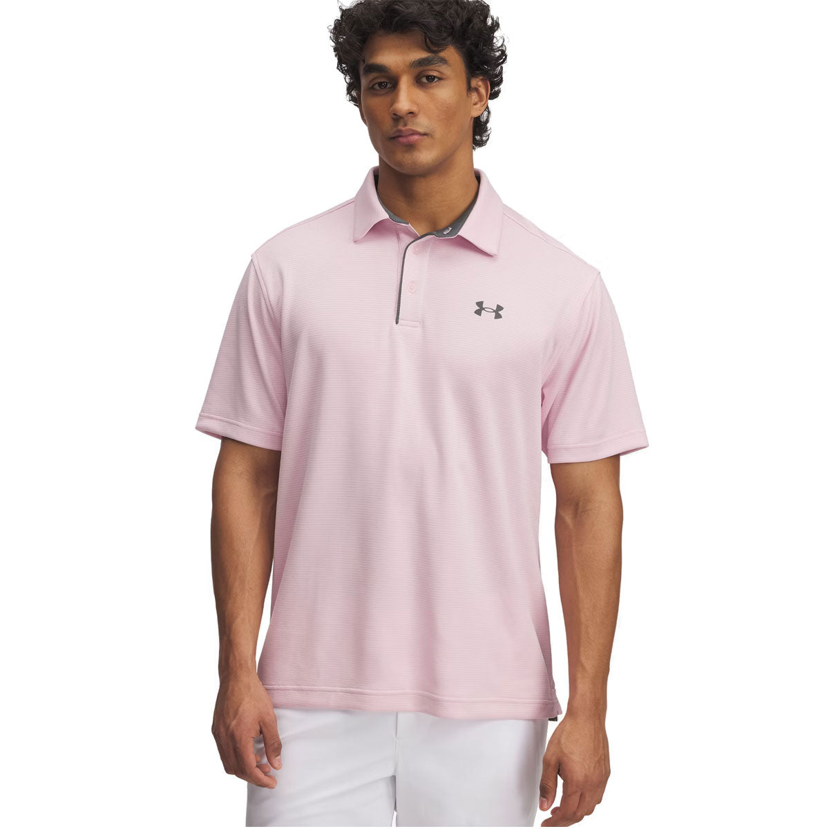 Under Armour Tech Polo - Mens - Prime Pink/Pitch Grey