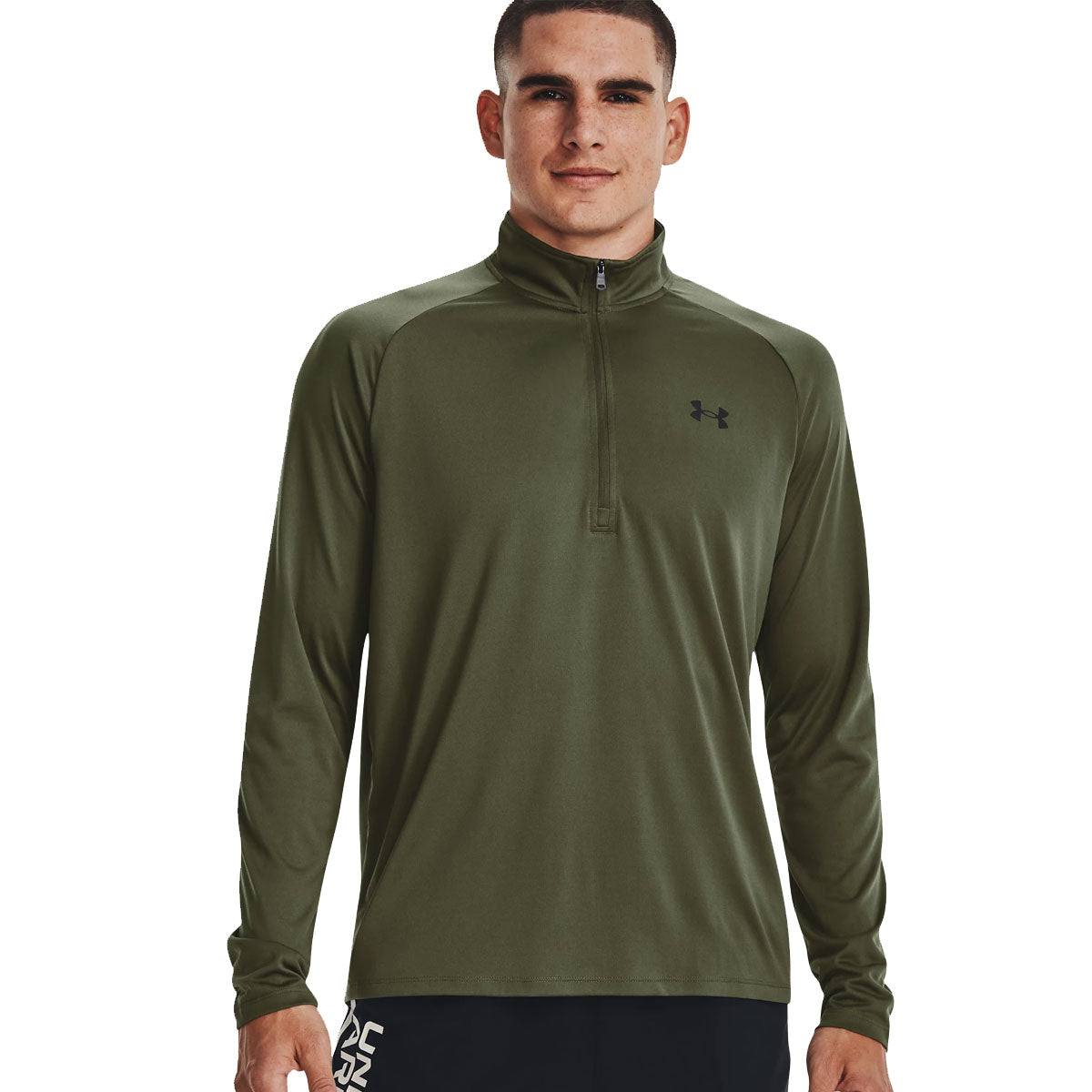 Under Armour Tech 1/2 Zip Training Top - Mens - Marine Green/Black