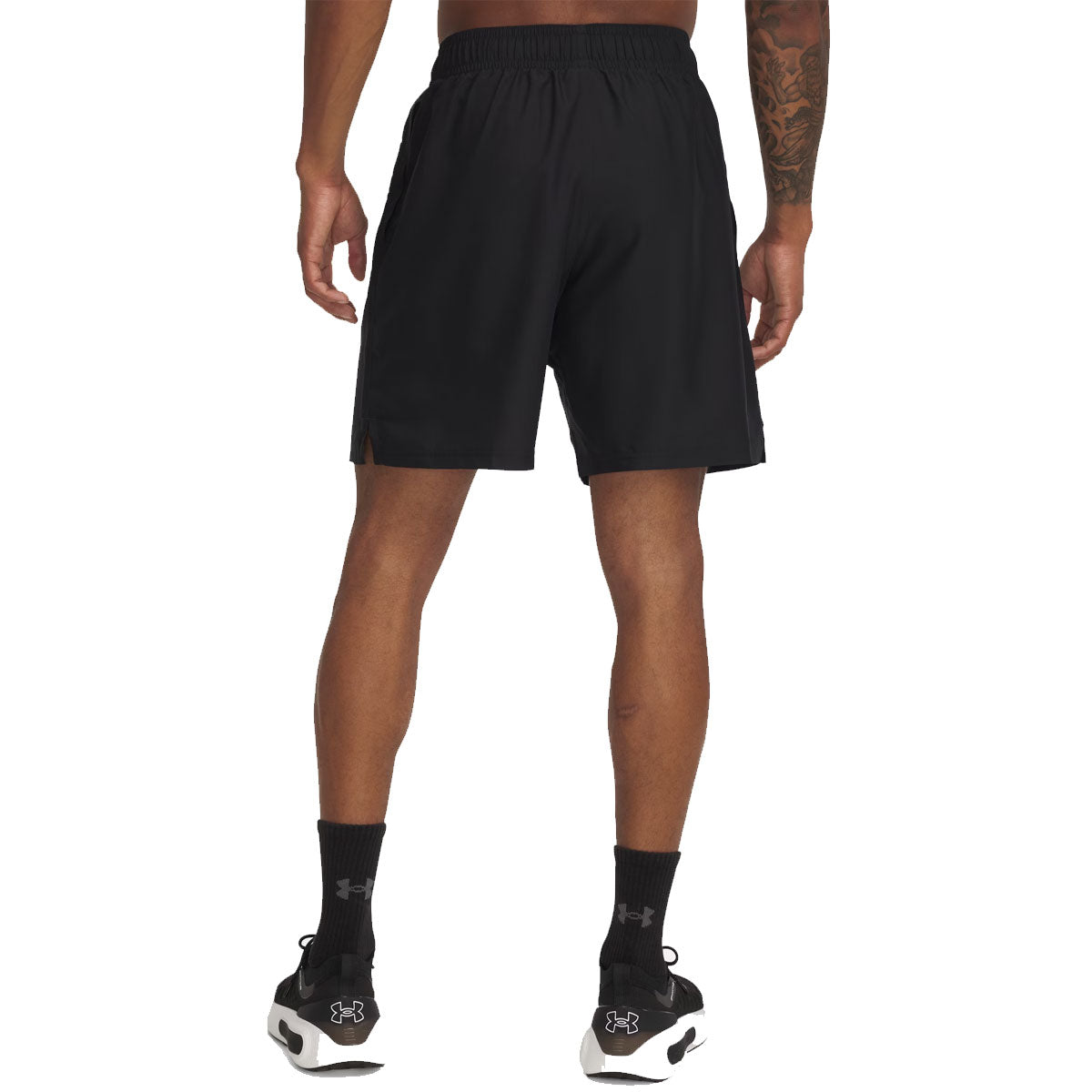 Under Armour Tech Woven Wordmark Shorts - Mens - Black/Cyber Green