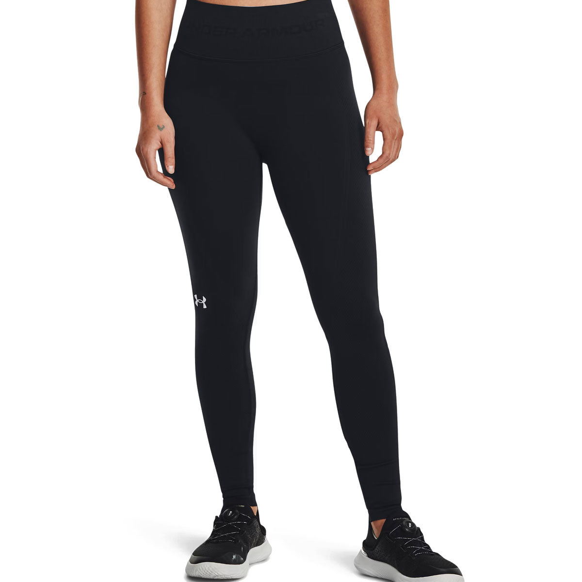 Under Armour Train Seamless Leggings - Womens - Black/White