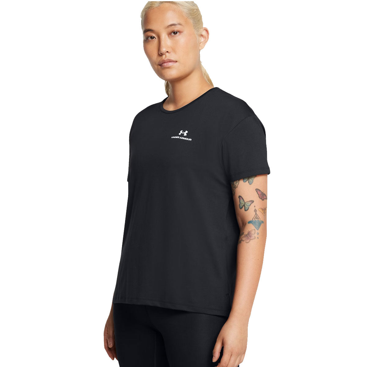 Under Armour Vanish Energy Short Sleeve Tee - Womens - Black/White